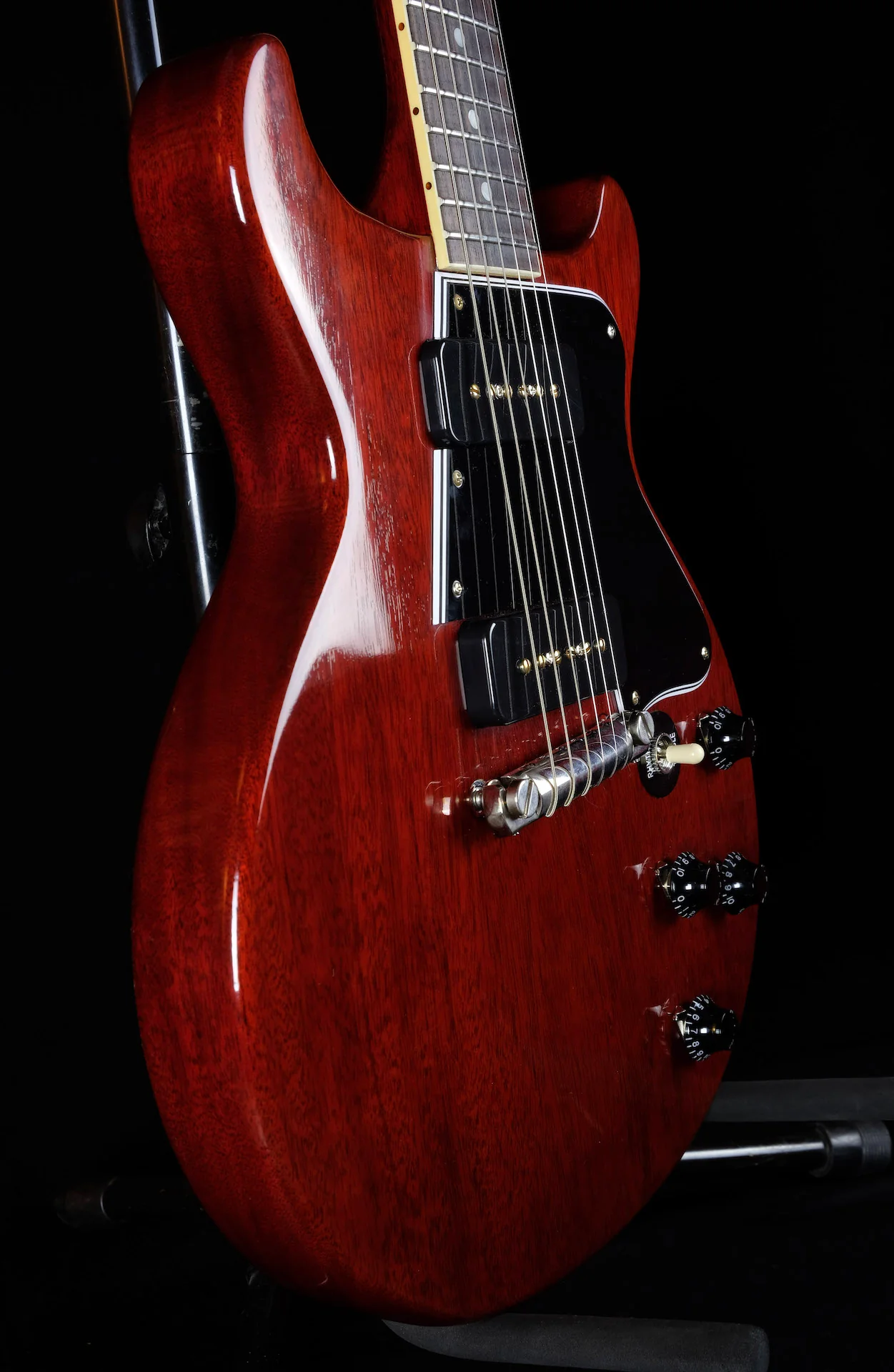 Gibson Custom Shop '60 Les Paul Special Double Cut Reissue VOS Cherry Red - Image 3