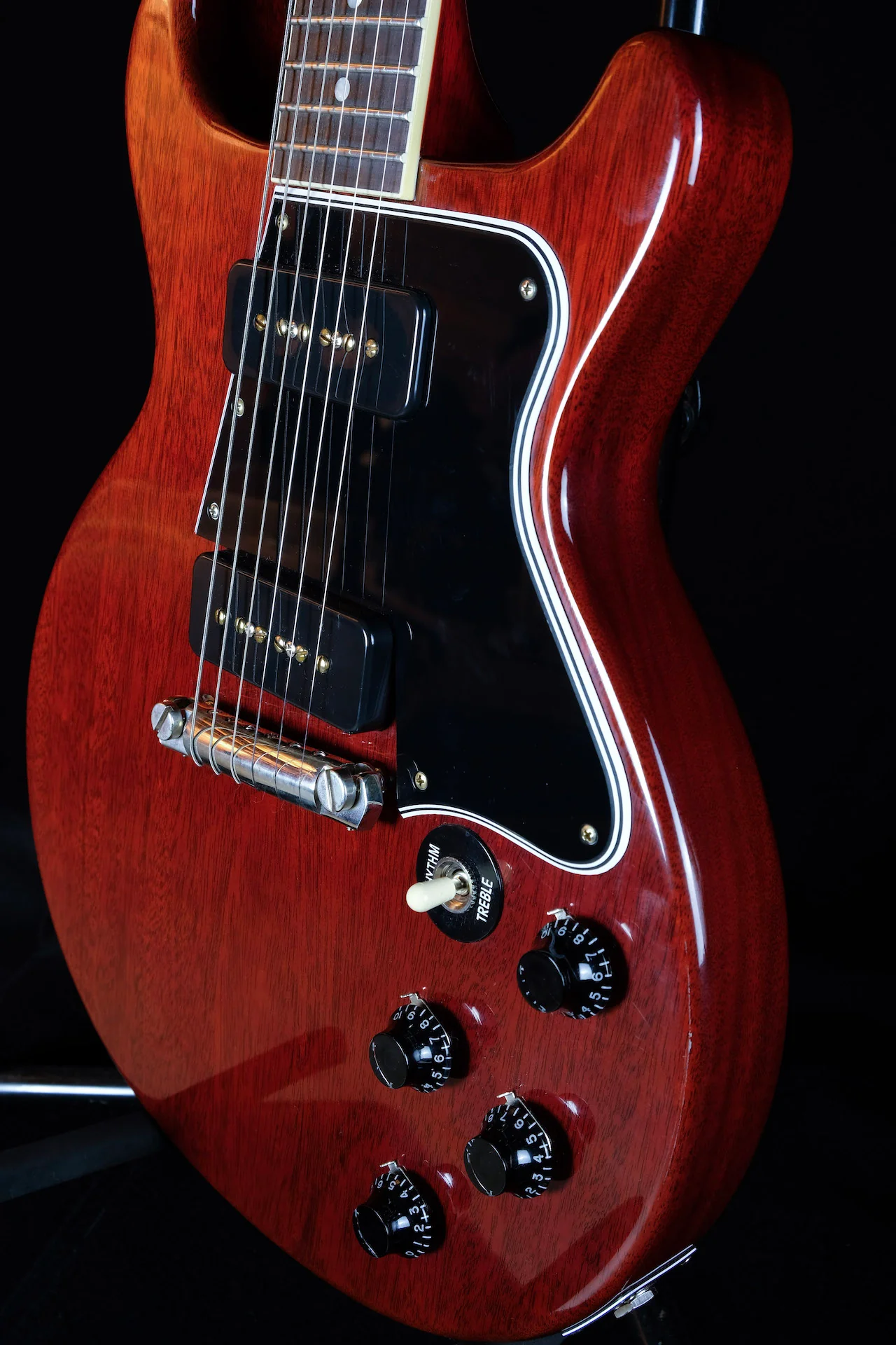 Gibson Custom Shop '60 Les Paul Special Double Cut Reissue VOS Cherry Red - Image 4