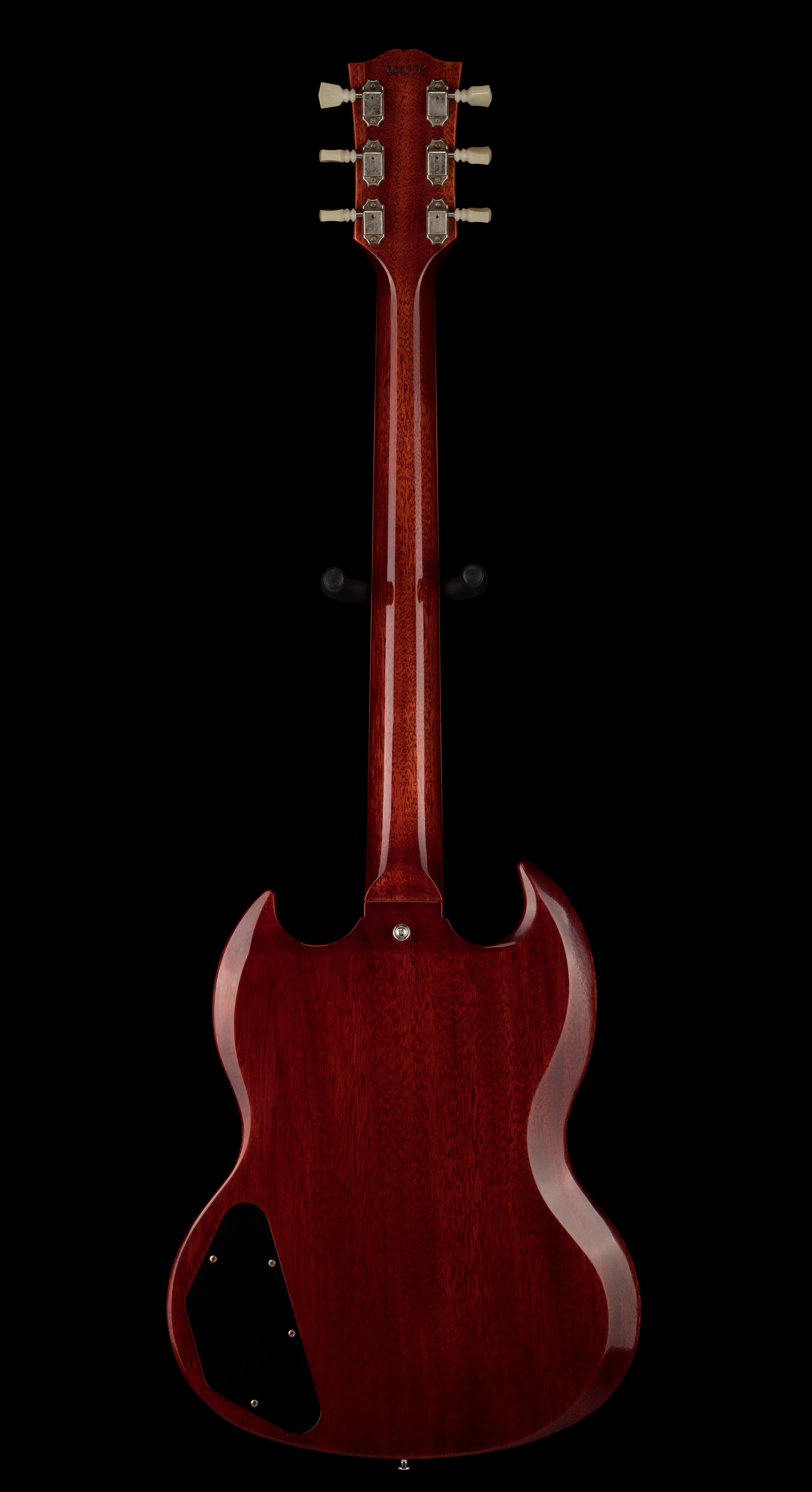 Gibson Custom Shop 1964 SG Standard Reissue With Maestro Vibrola VOS Cherry Red Electric Guitar With Case - Image 11