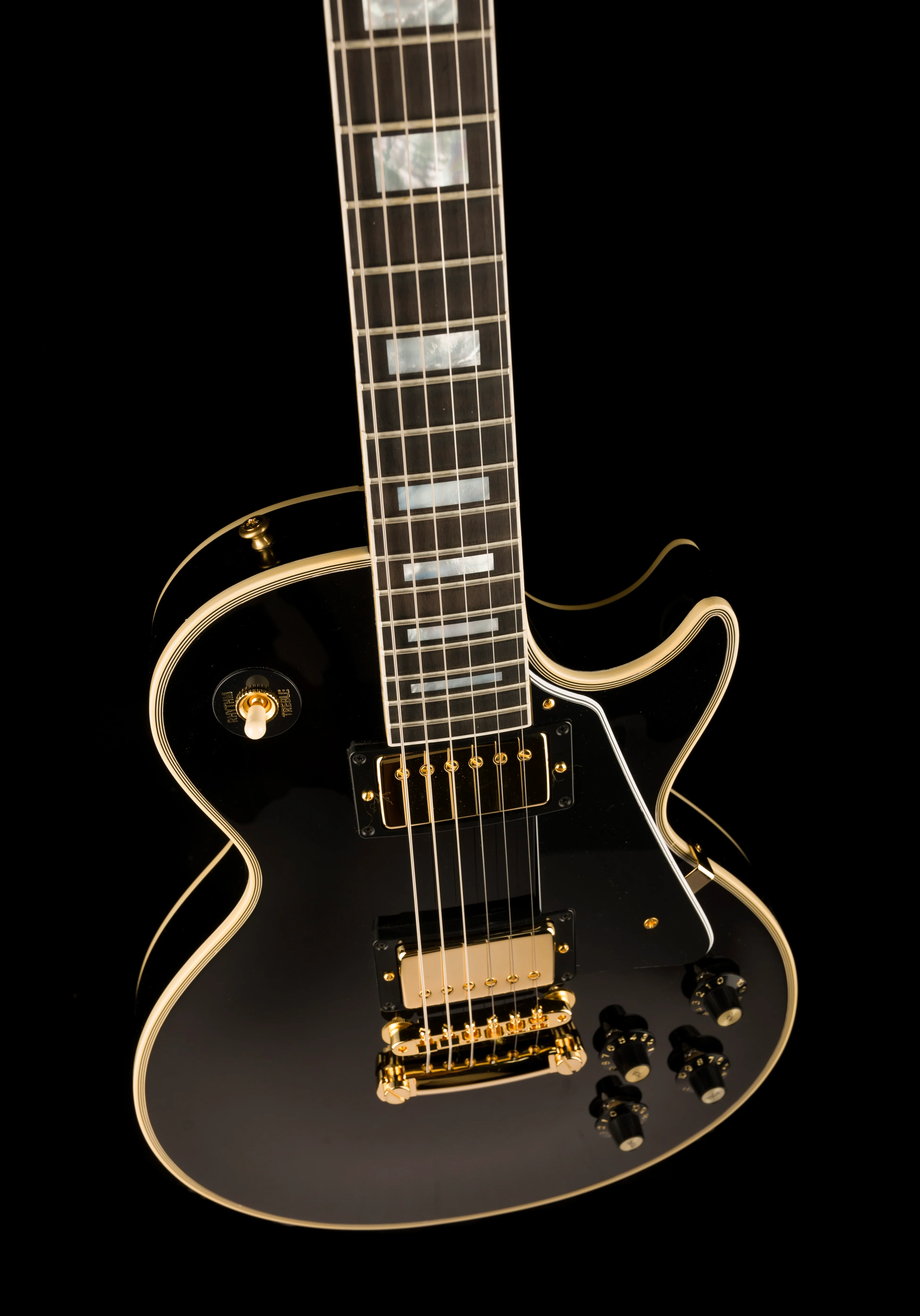 Gibson Custom Shop 1968 Les Paul Custom Reissue Gloss Ebony With Case - Image 4