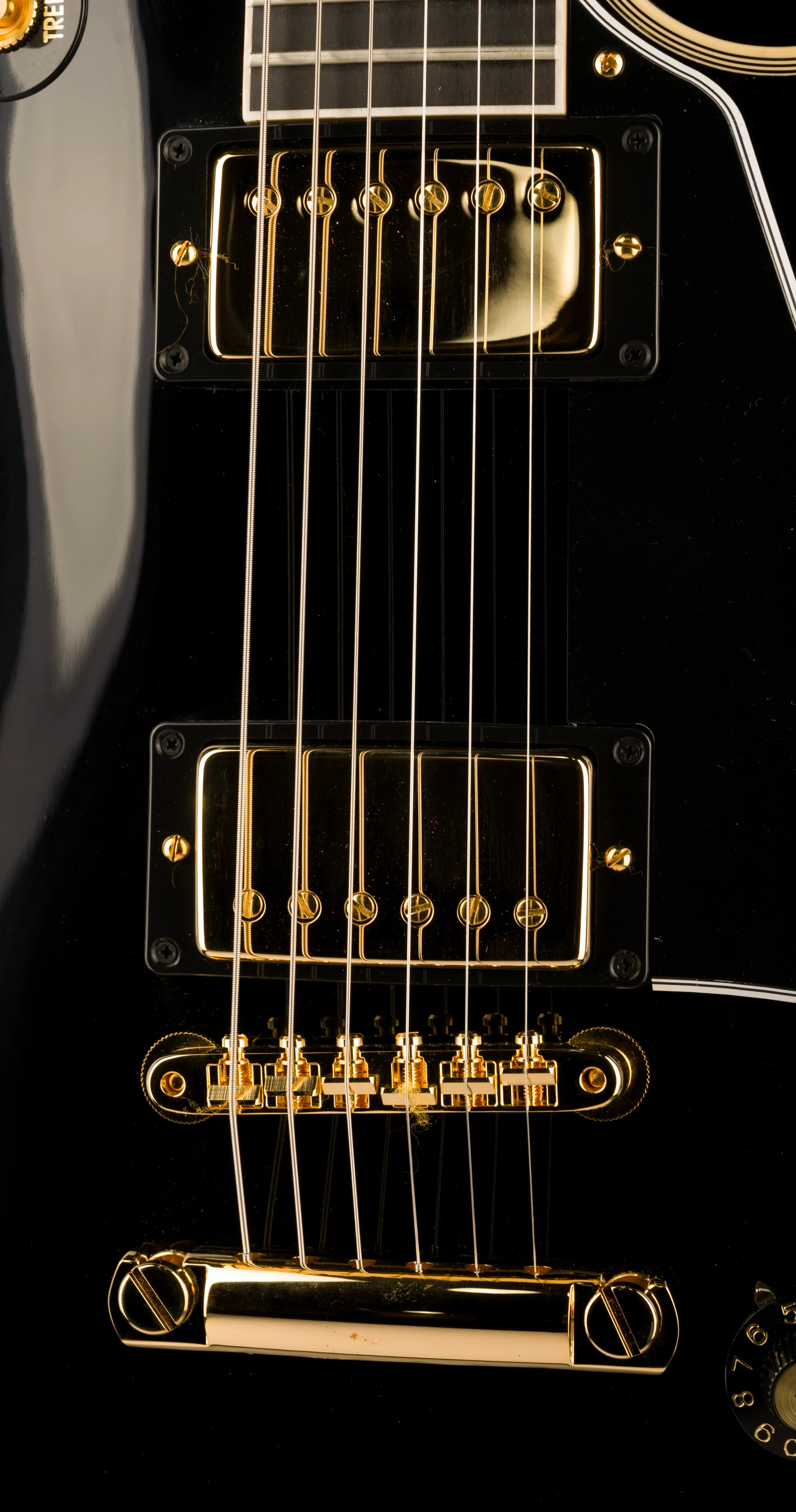 Gibson Custom Shop 1968 Les Paul Custom Reissue Gloss Ebony With Case - Image 7