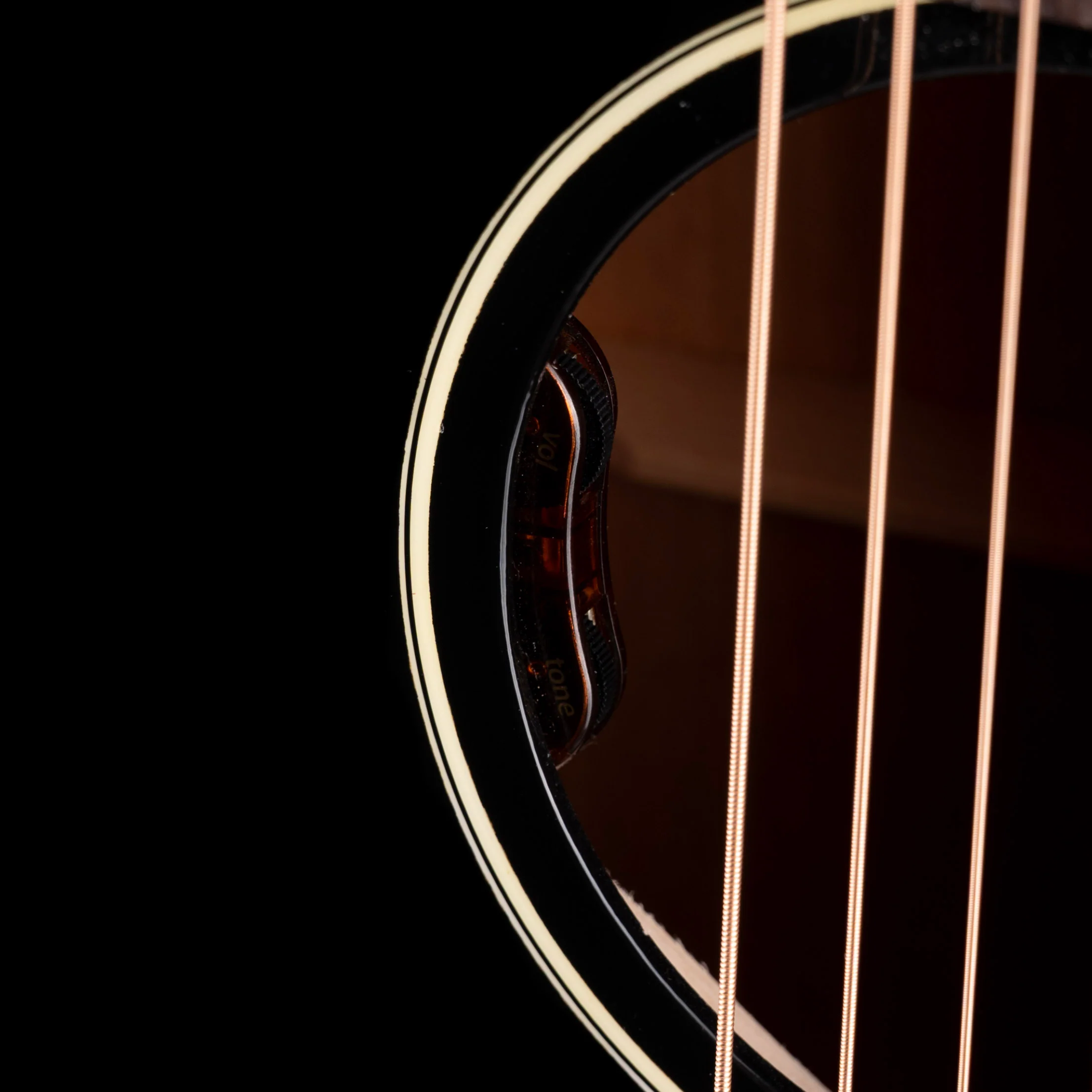 Gibson 50's J-45 Original Ebony Acoustic Electric Guitar with Case - Image 5