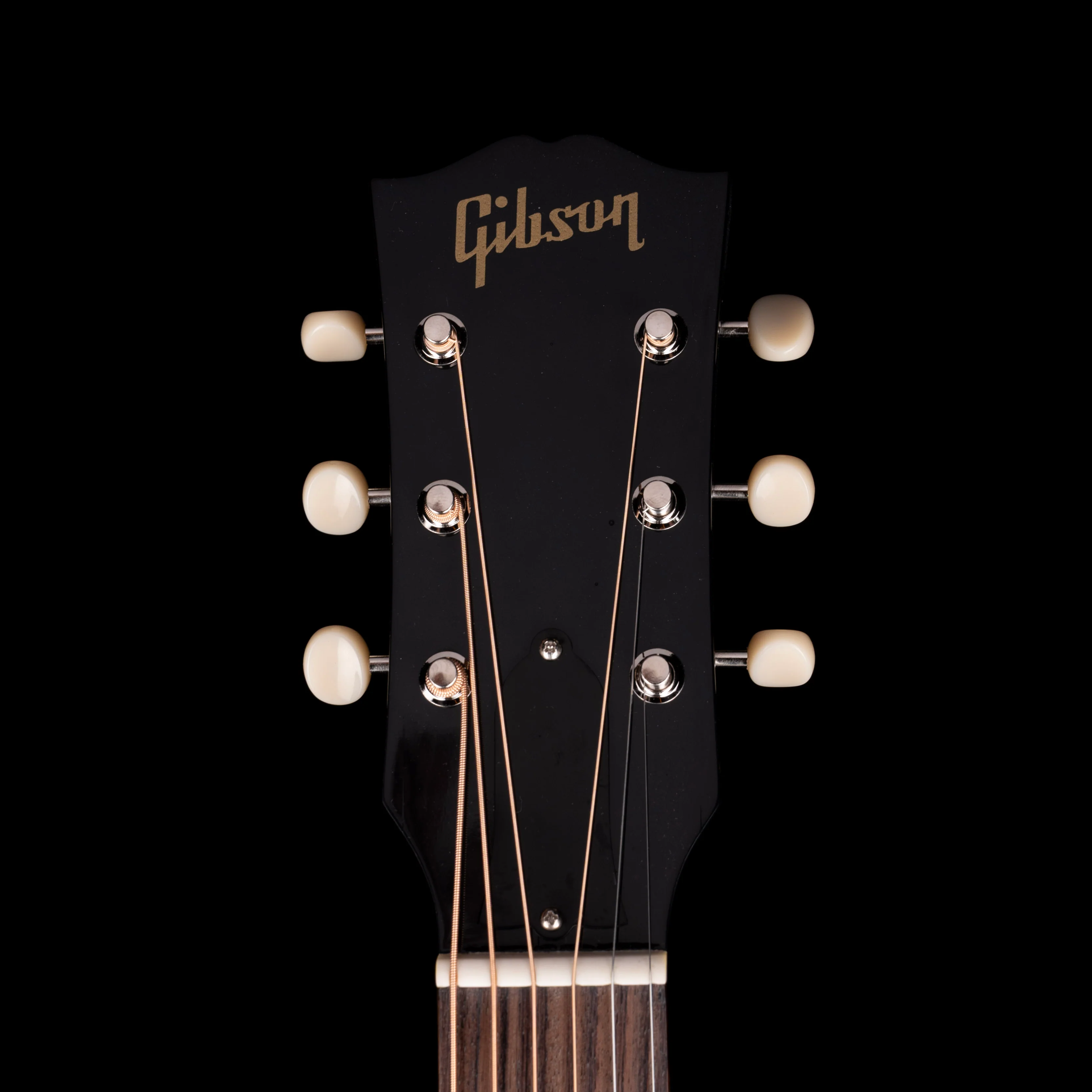 Gibson 50's J-45 Original Ebony Acoustic Electric Guitar with Case - Image 9