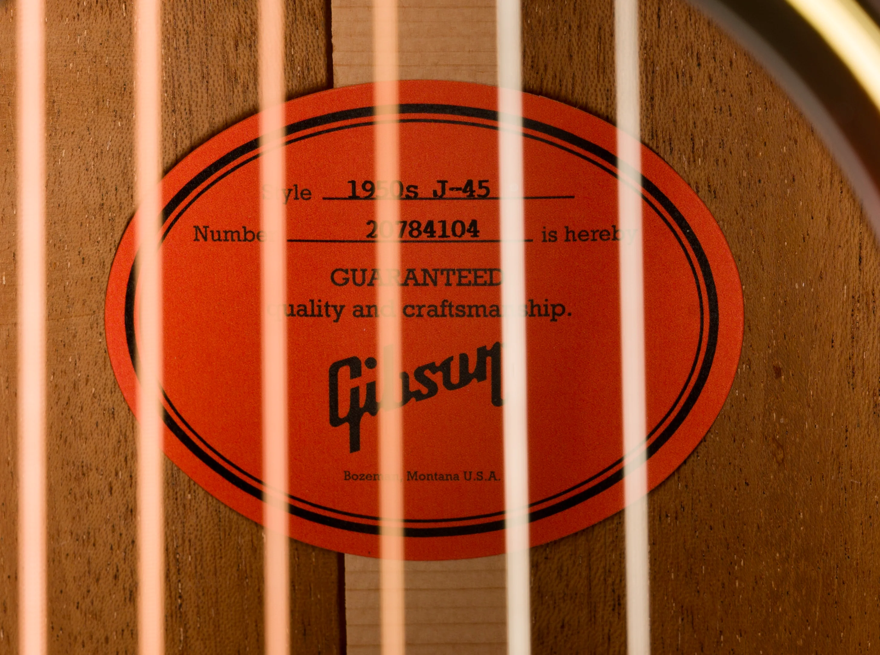 Gibson 50s J-45 Original Vintage Sunburst Acoustic Electric Guitar with Case - Image 11