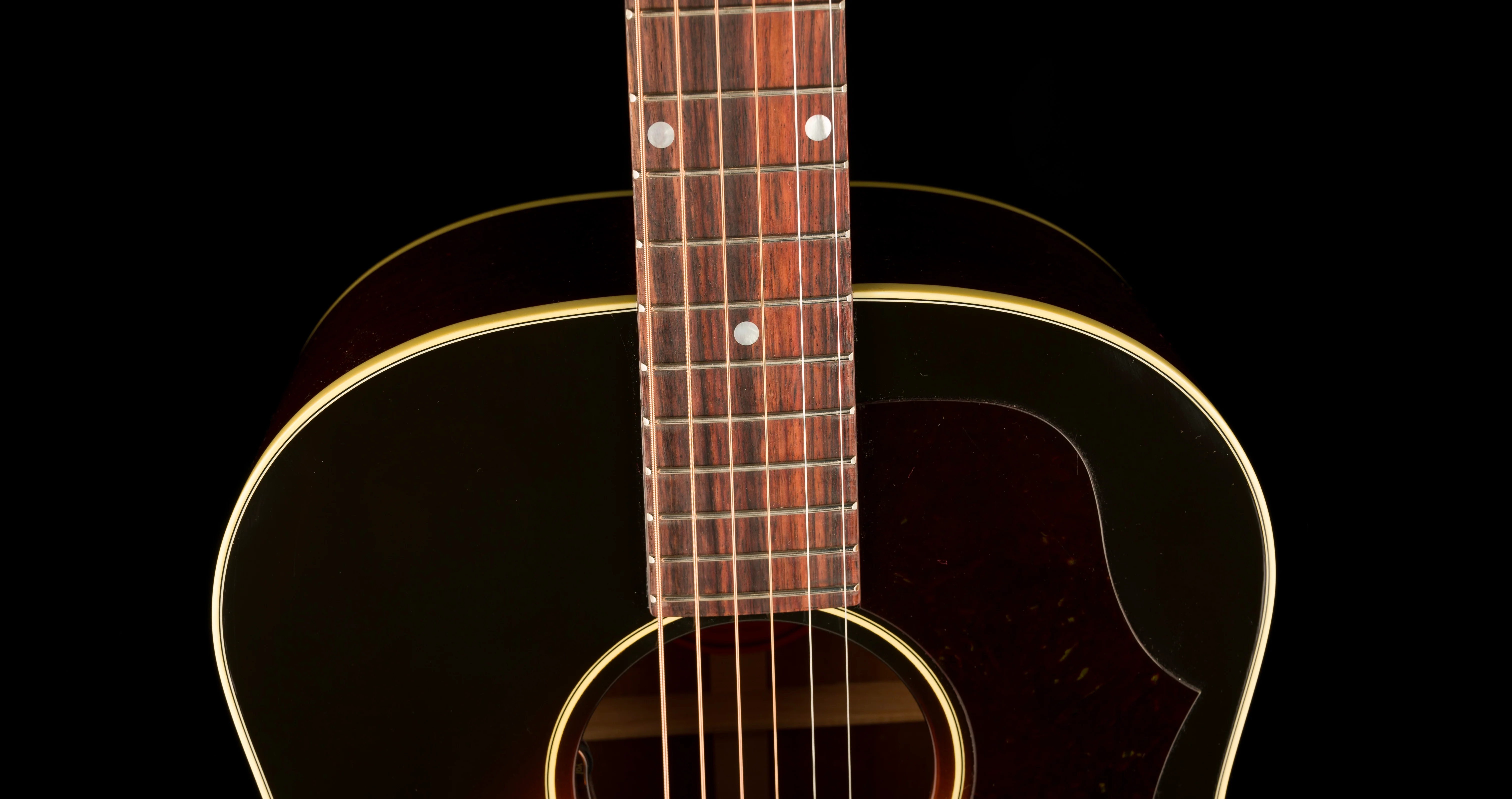 Gibson 50s J-45 Original Vintage Sunburst Acoustic Electric Guitar with Case - Image 4