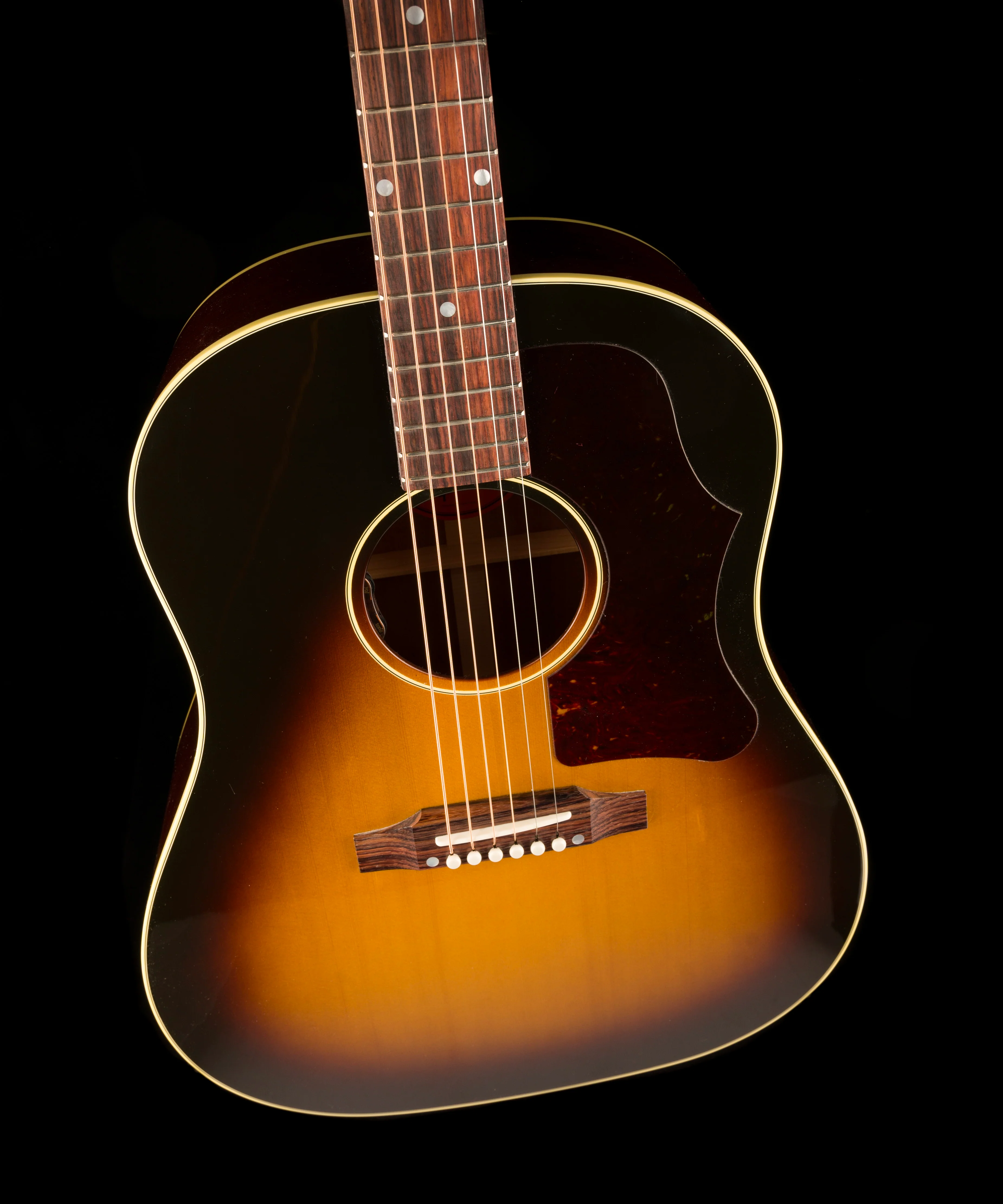 Gibson 50s J-45 Original Vintage Sunburst Acoustic Electric Guitar with Case - Image 5