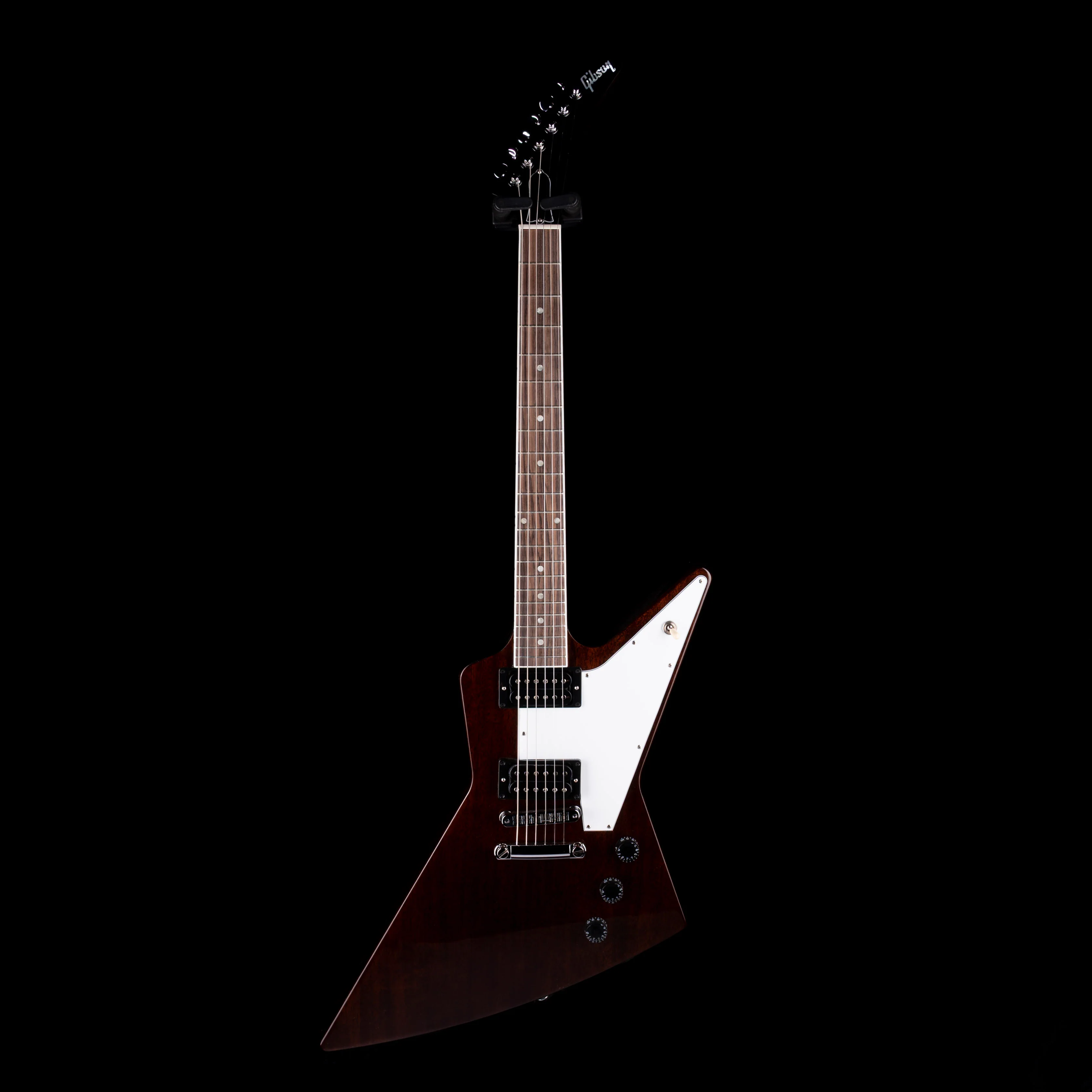 Gibson 70s Explorer Dark Walnut Guitar with Case - Image 2