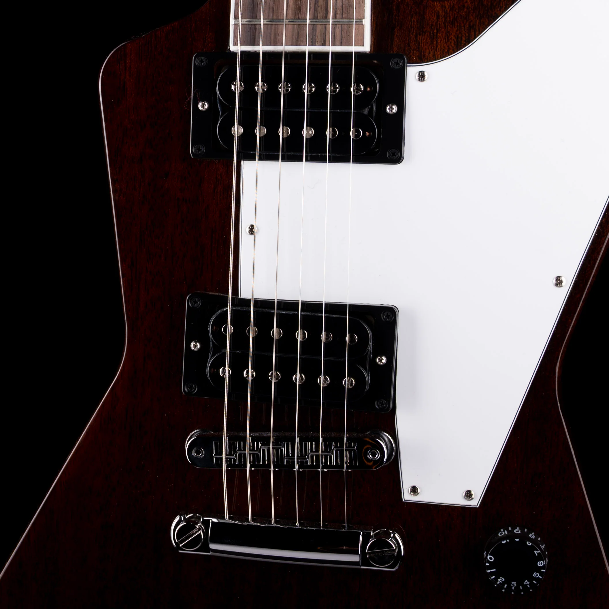 Gibson 70s Explorer Dark Walnut Guitar with Case - Image 4