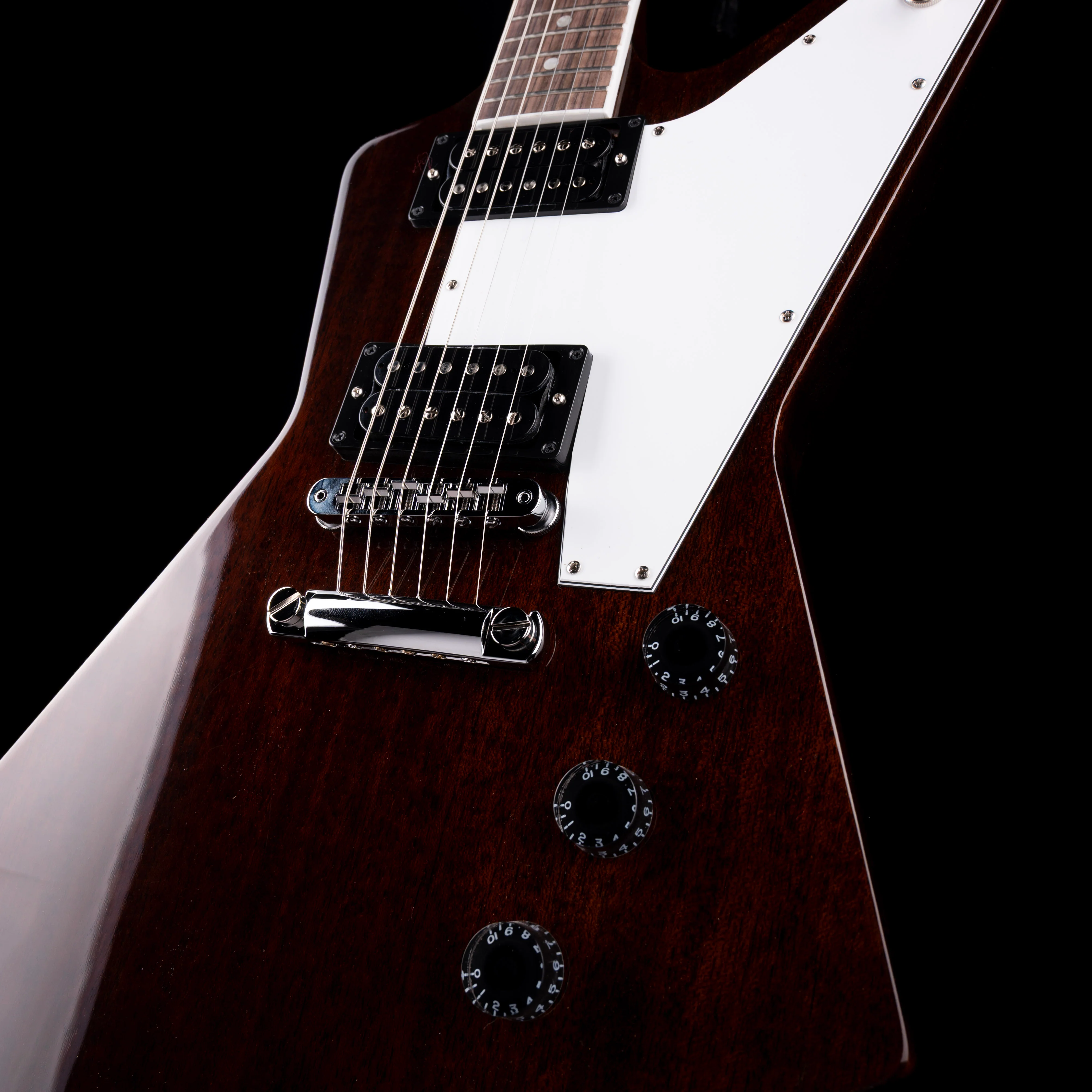 Gibson 70s Explorer Dark Walnut Guitar with Case - Image 5
