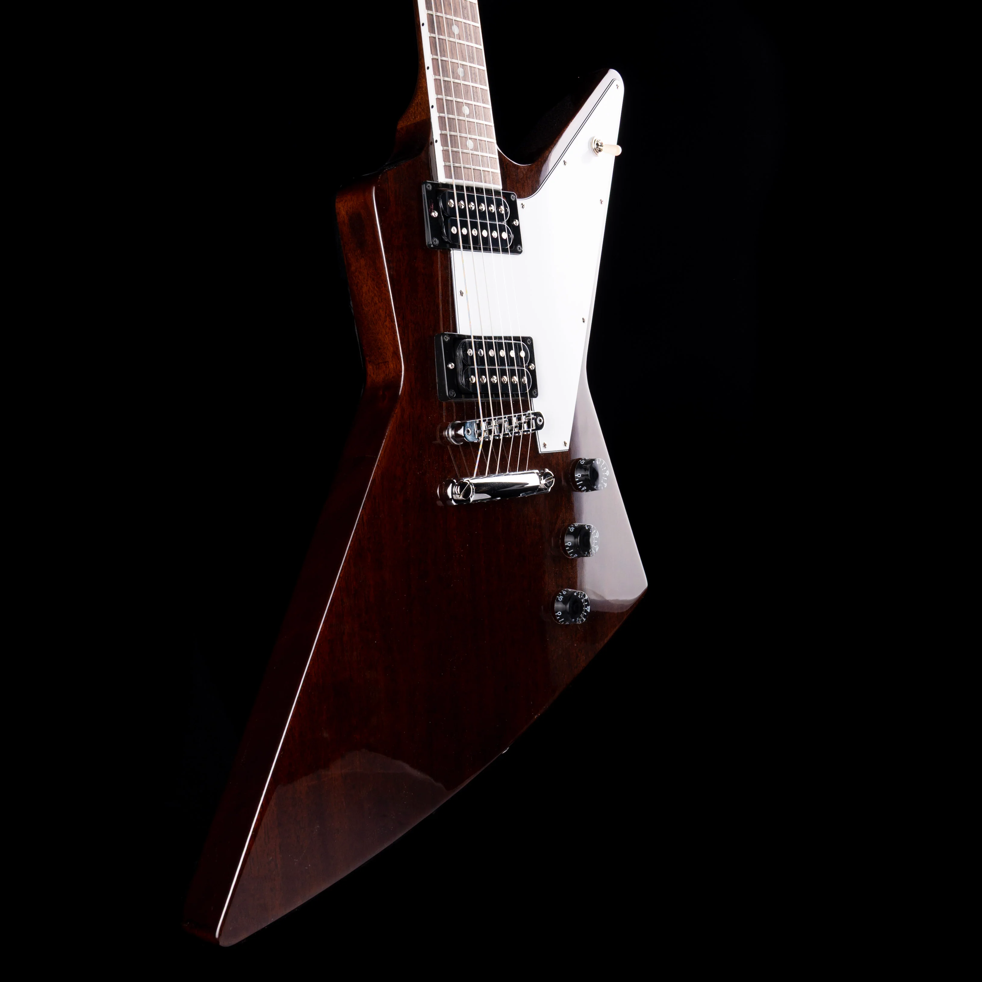 Gibson 70s Explorer Dark Walnut Guitar with Case - Image 6