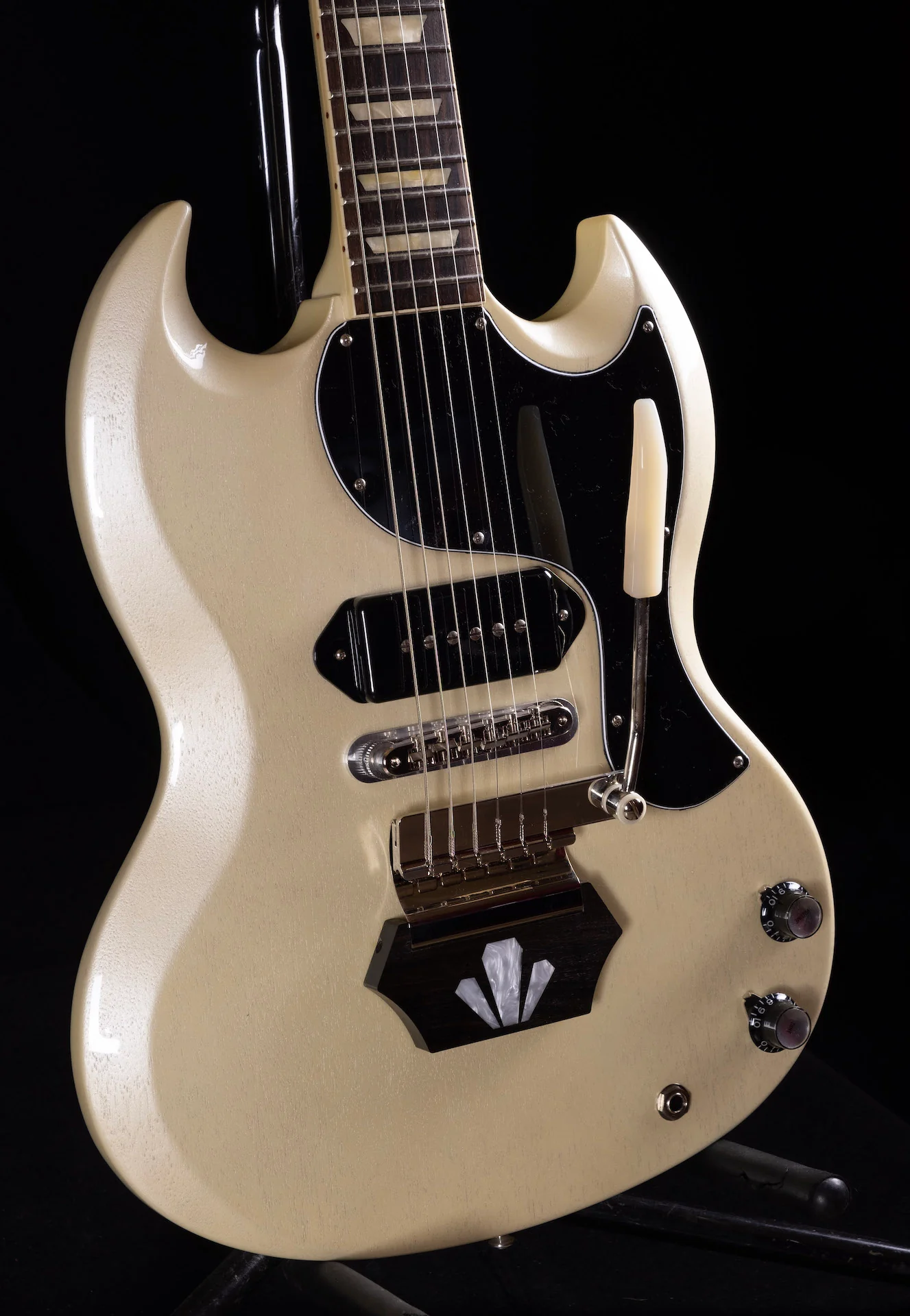 Gibson Brian Ray '62 SG Junior White Fox Electric Guitar With Case - Image 3
