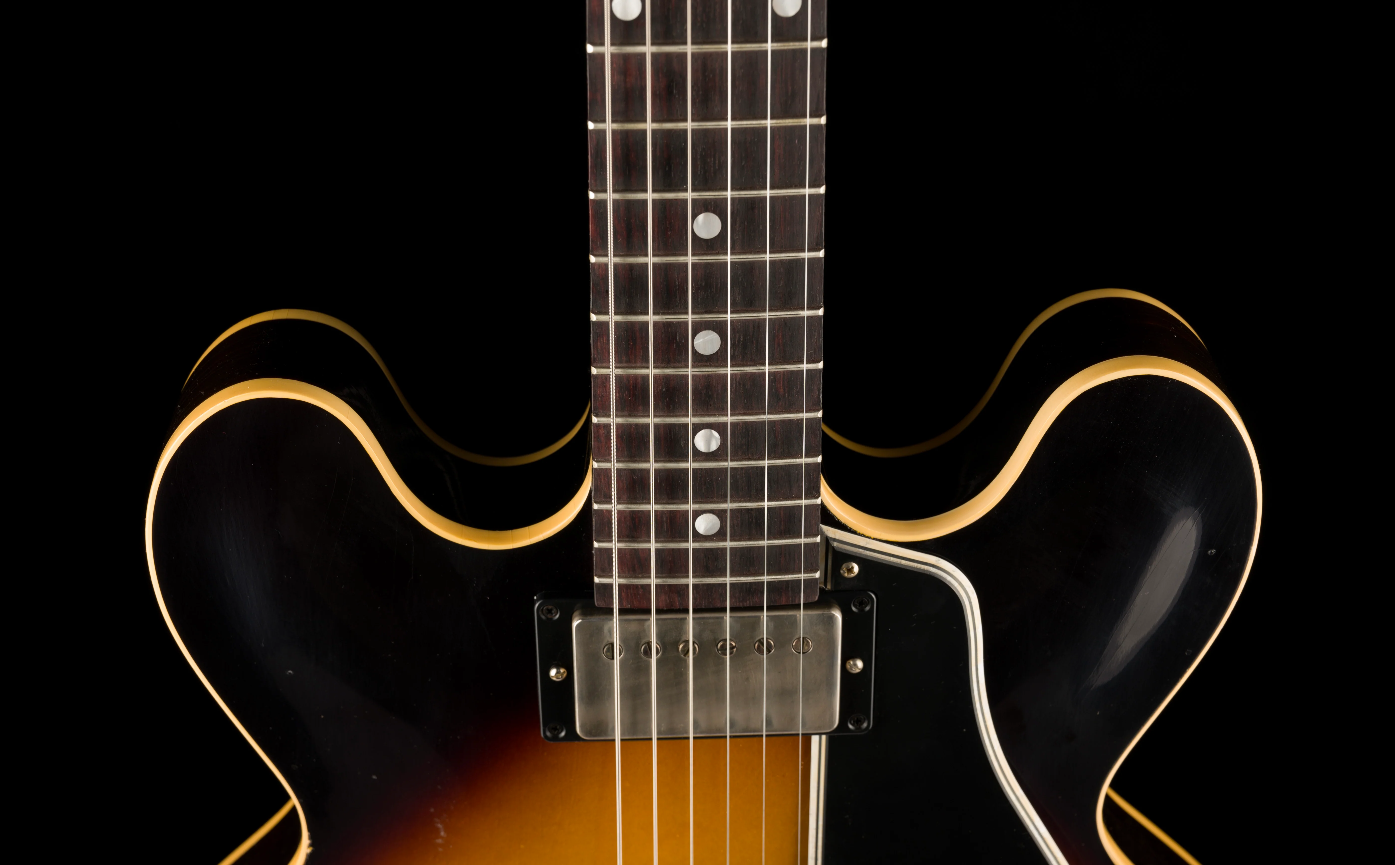 Gibson Custom Limited Edition 1958 ES-335 Murphy Lab Heavy Aged Faded Tobacco Burst With Case - Image 3
