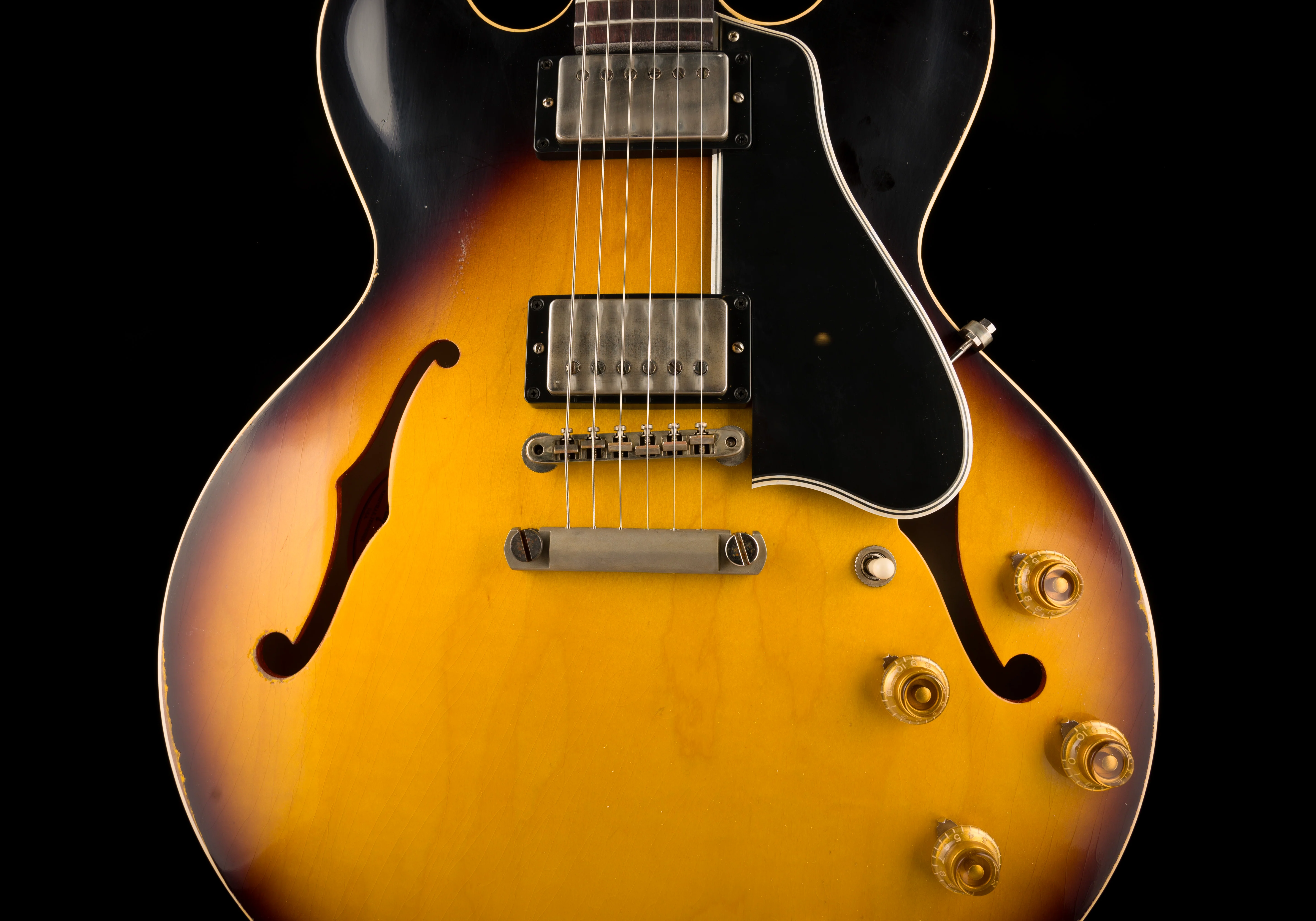 Gibson Custom Limited Edition 1958 ES-335 Murphy Lab Heavy Aged Faded Tobacco Burst With Case - Image 6