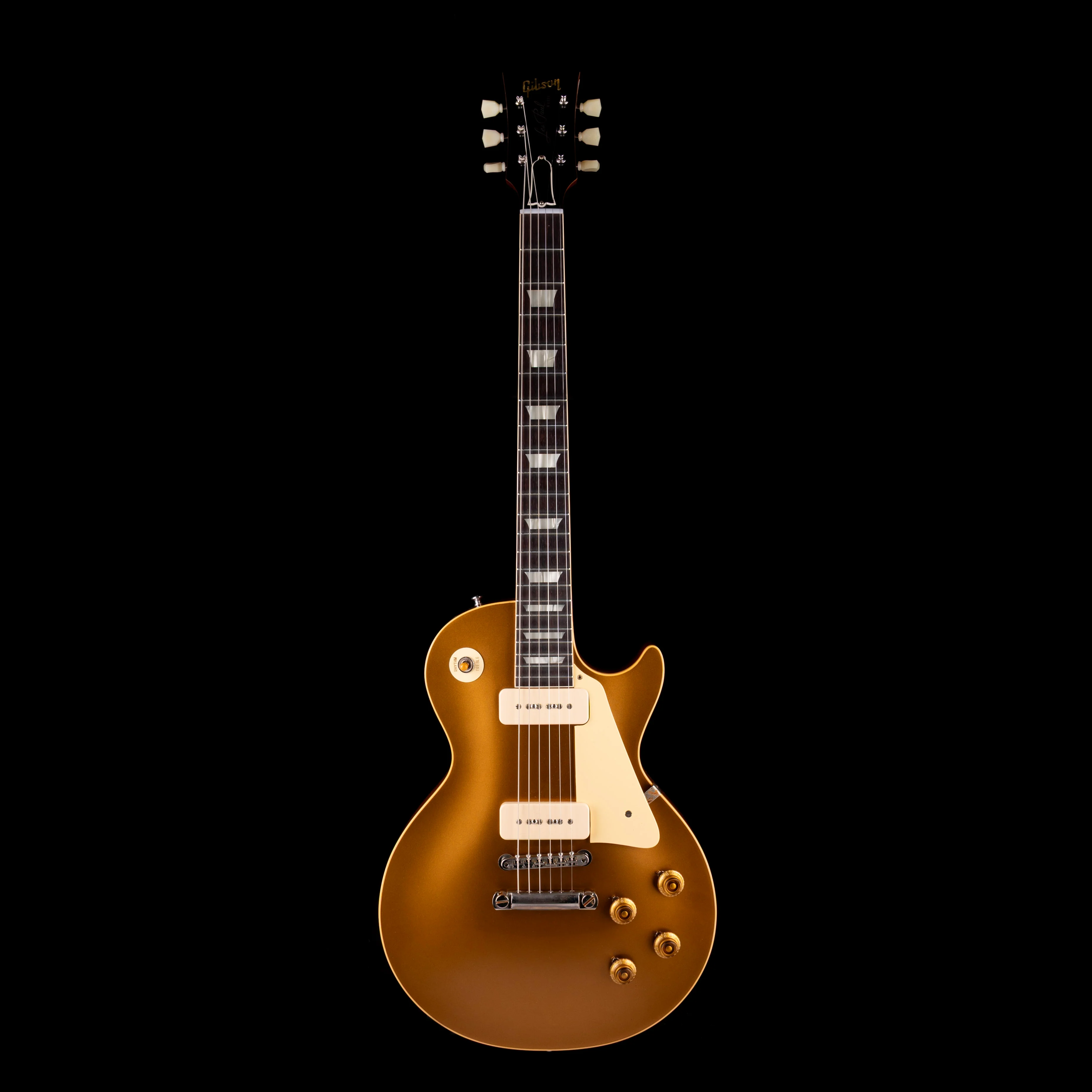 Gibson Custom Shop 1956 Les Paul Goldtop Reissue VOS Double Gold With Case - Image 2