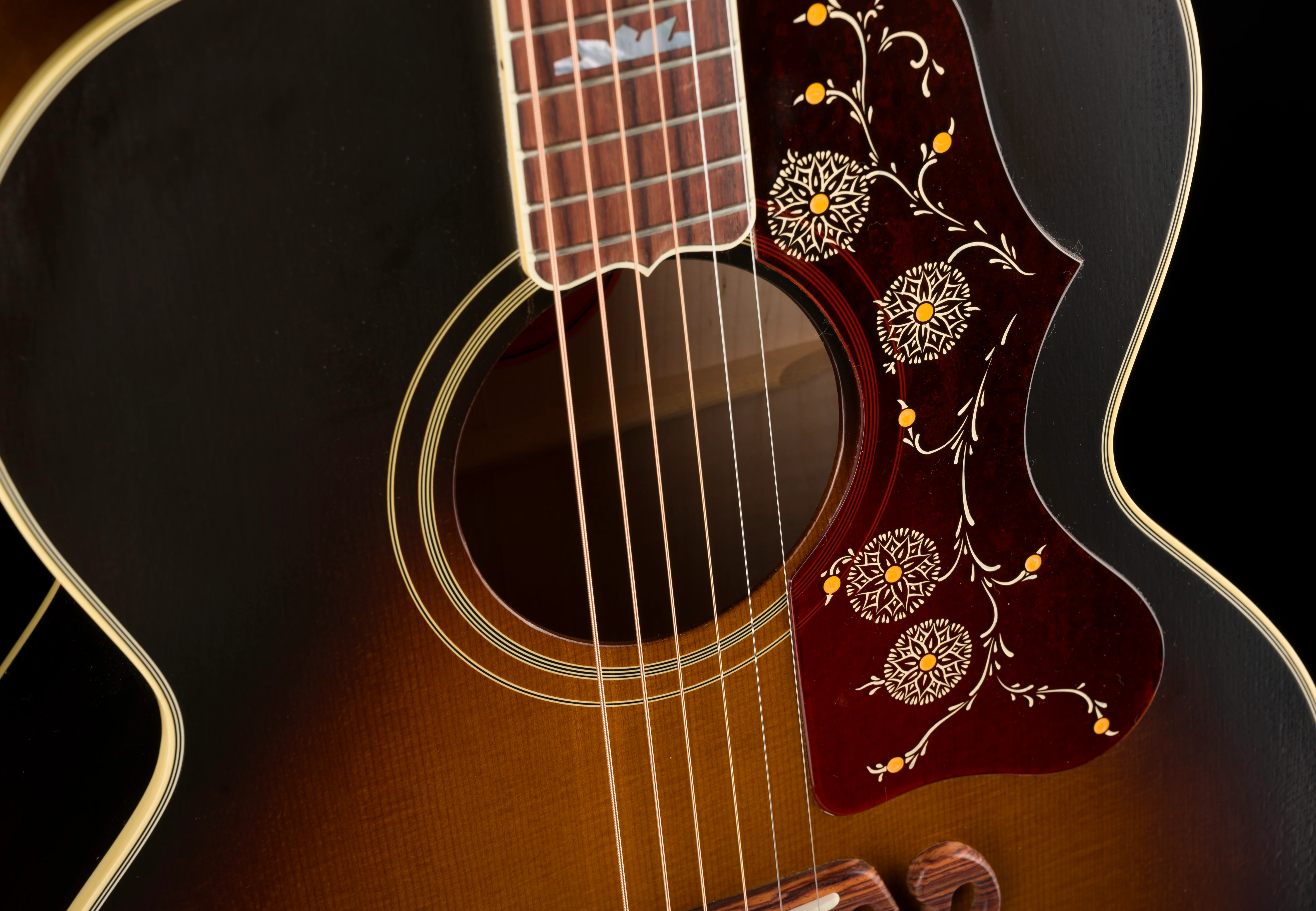 Gibson Custom Shop 1957 SJ-200 Vintage Sunburst with Case - Image 8
