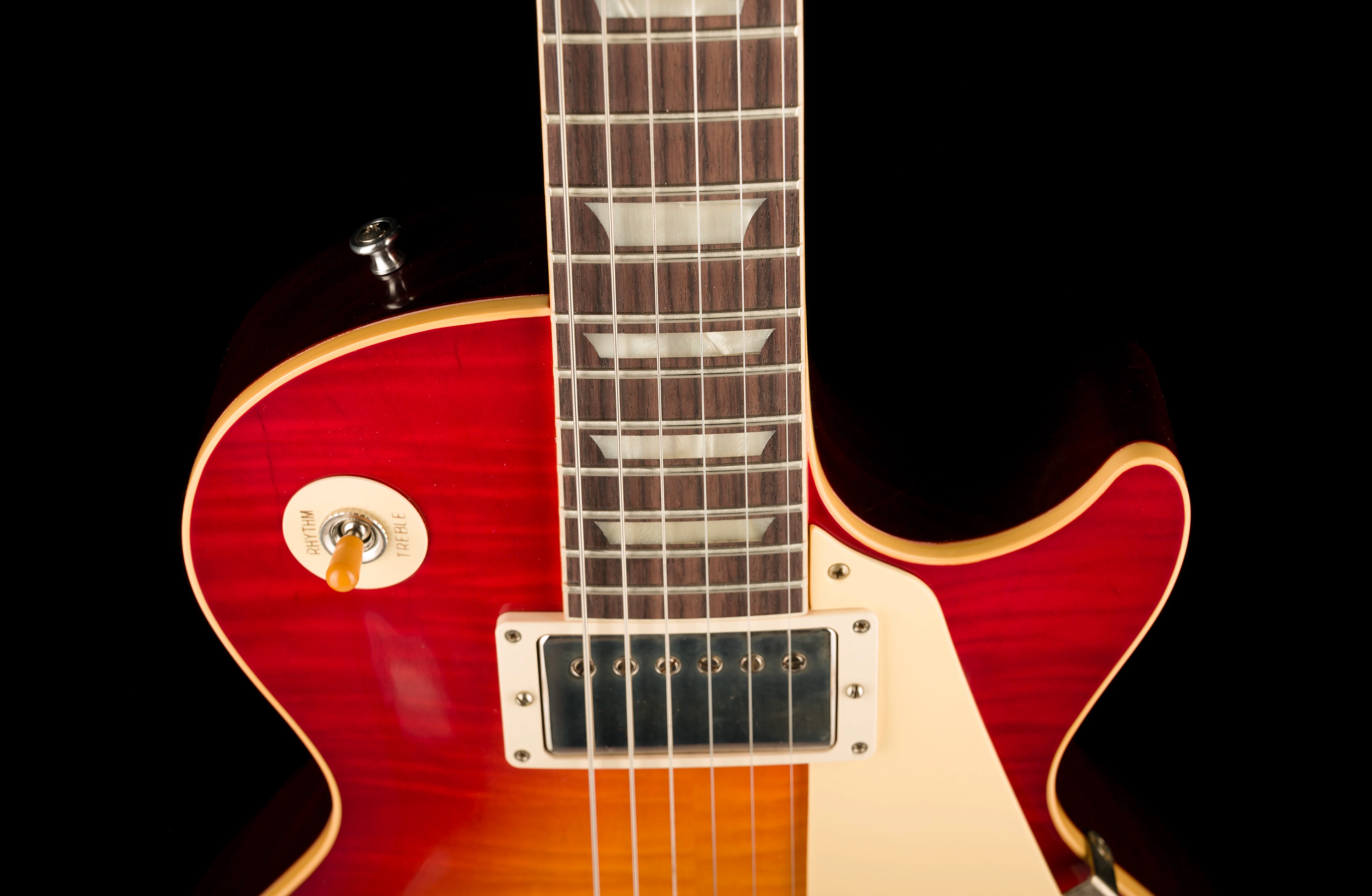 Gibson Custom Shop 1959 Les Paul Standard Reissue - Washed Cherry Sunburst - Image 3