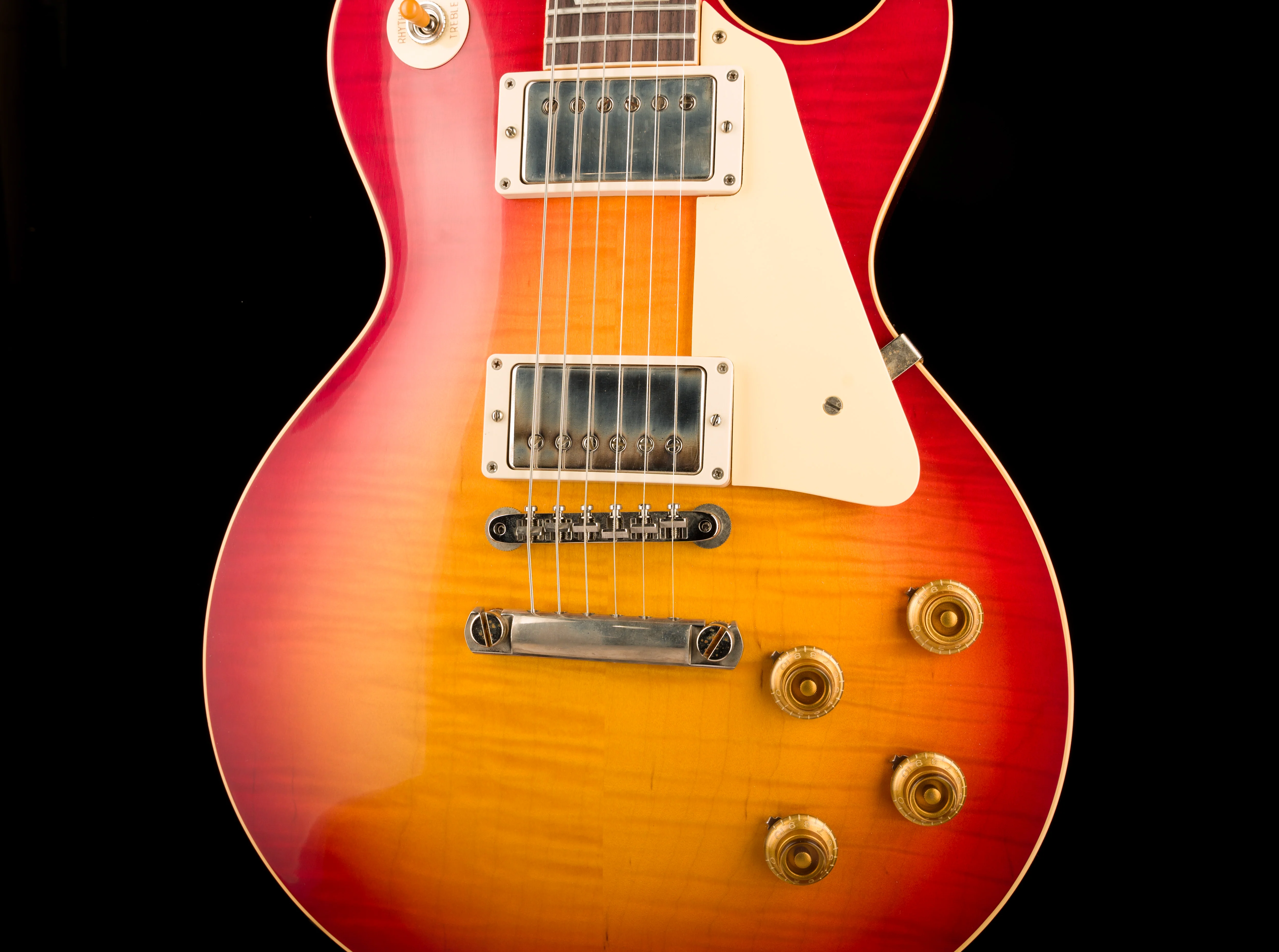 Gibson Custom Shop 1959 Les Paul Standard Reissue - Washed Cherry Sunburst - Image 6
