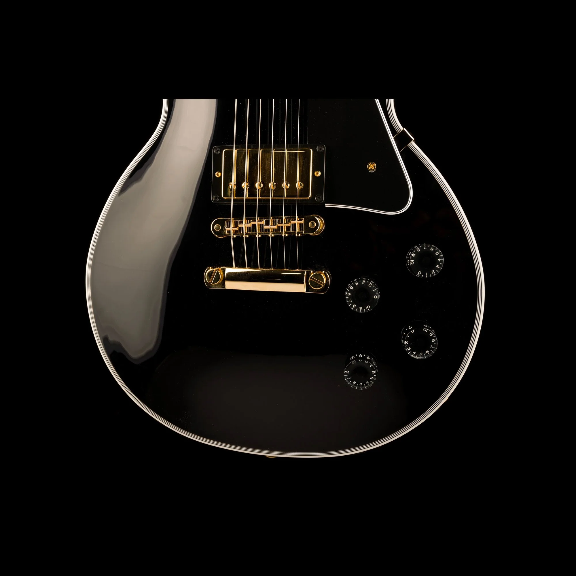 Gibson Custom Shop Les Paul Custom Gloss Ebony with Case - Image 5