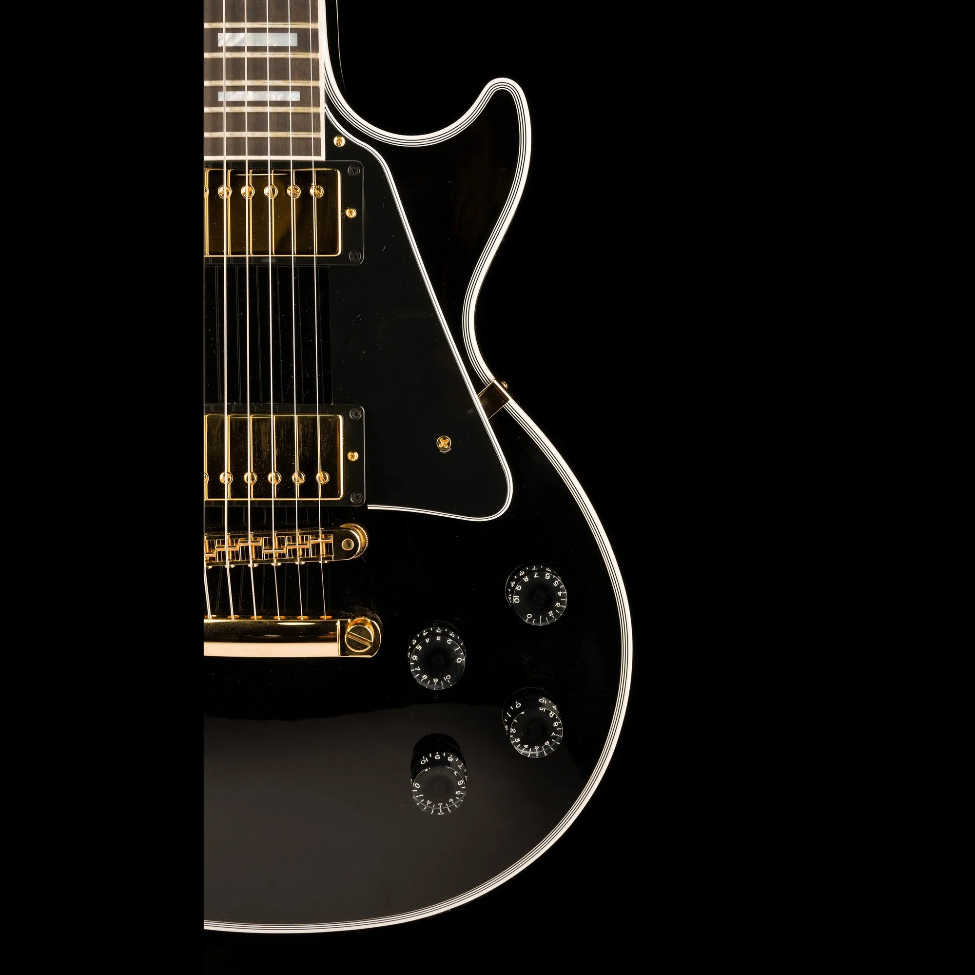 Gibson Custom Shop Les Paul Custom Gloss Ebony with Case - Image 9