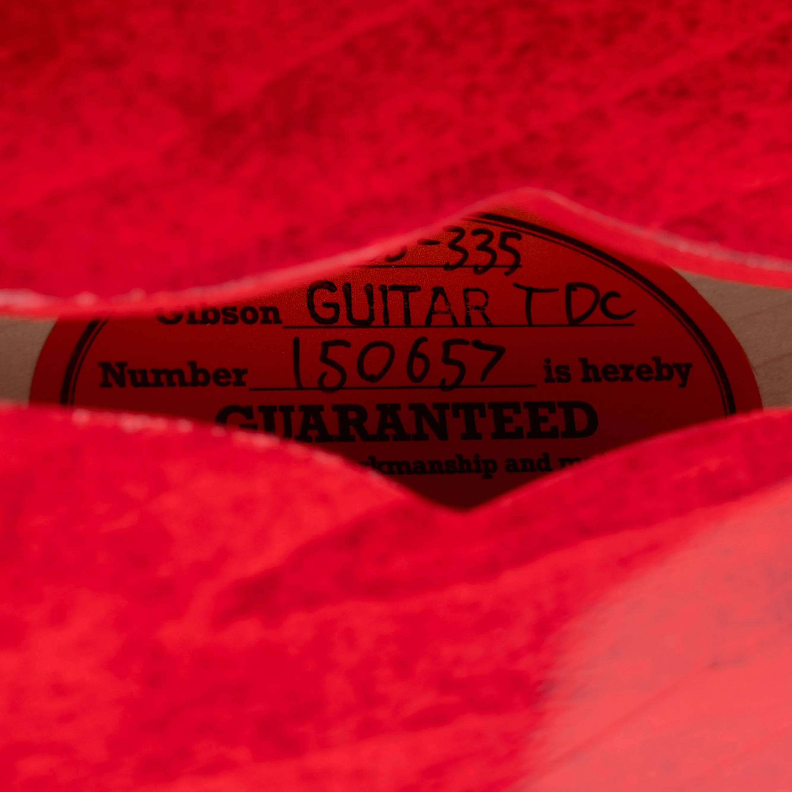 Gibson Custom Shop Murphy Lab 1961 ES-335 Sixties Cherry Ultra Light Aged with Case - Image 7