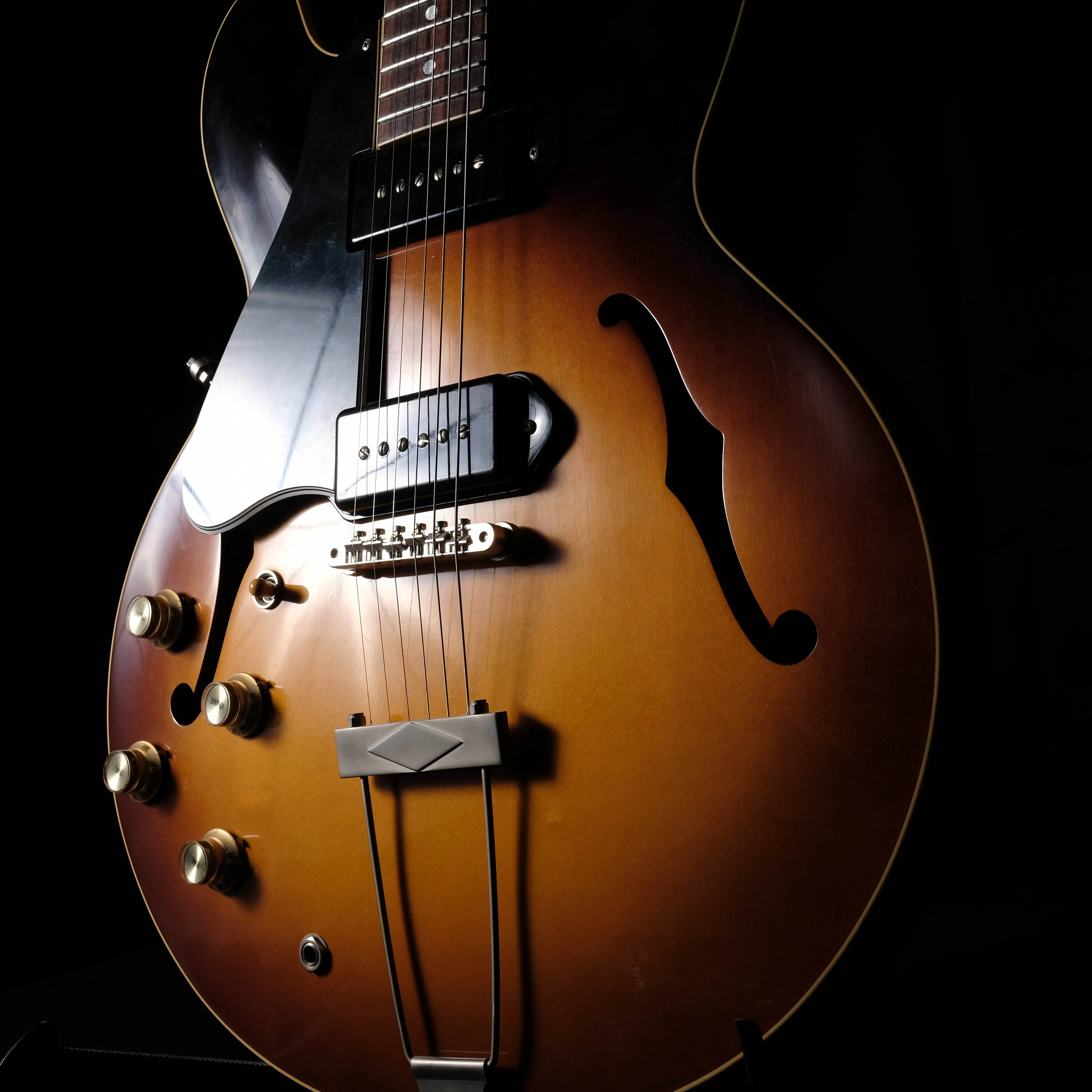 Pre Owned '15 Limited Edition Gibson '59 ES-330 Left-Handed Guitar Vintage Burst OHSC - Image 7
