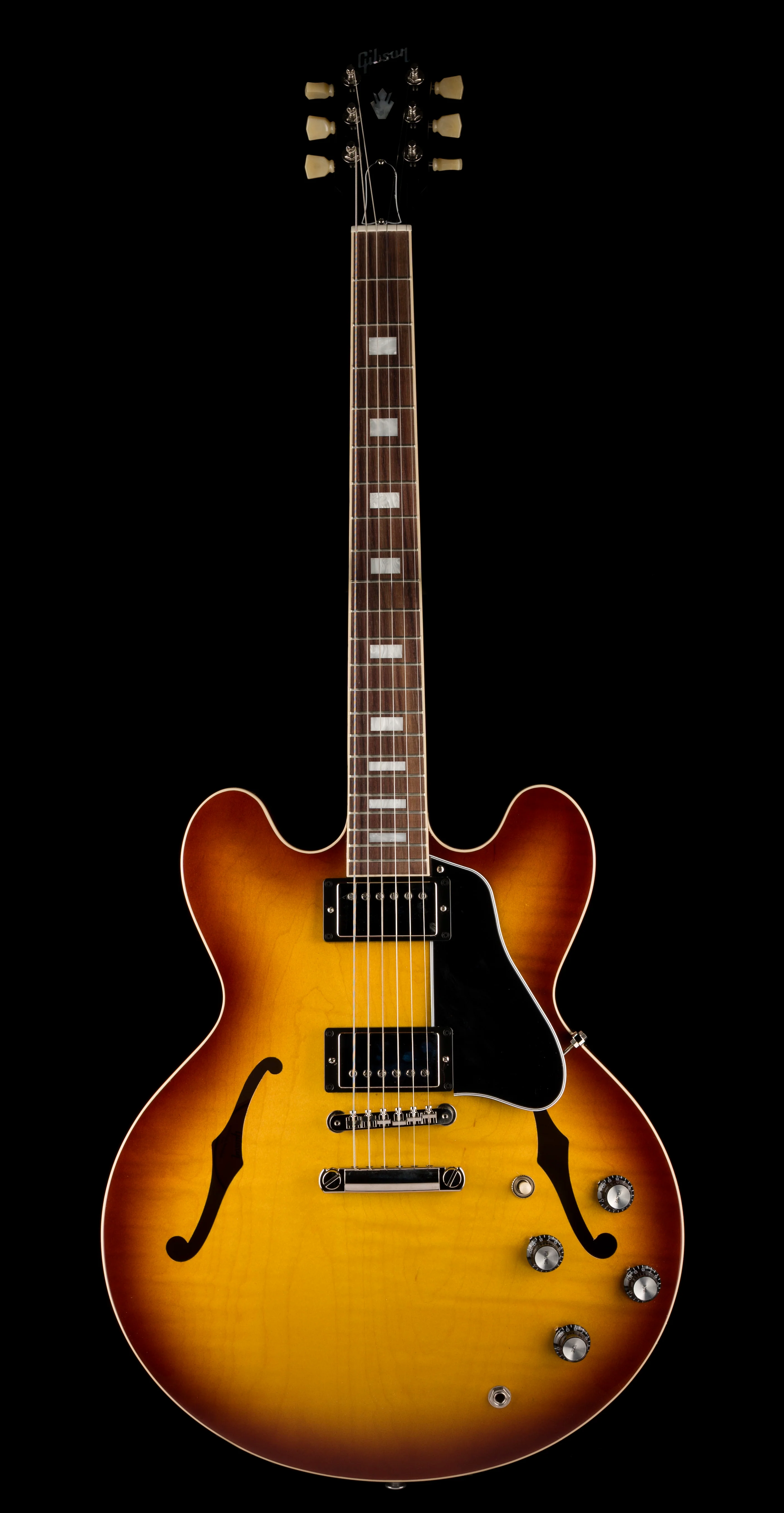 Gibson ES-335 Figured Iced Tea with Case - Image 2