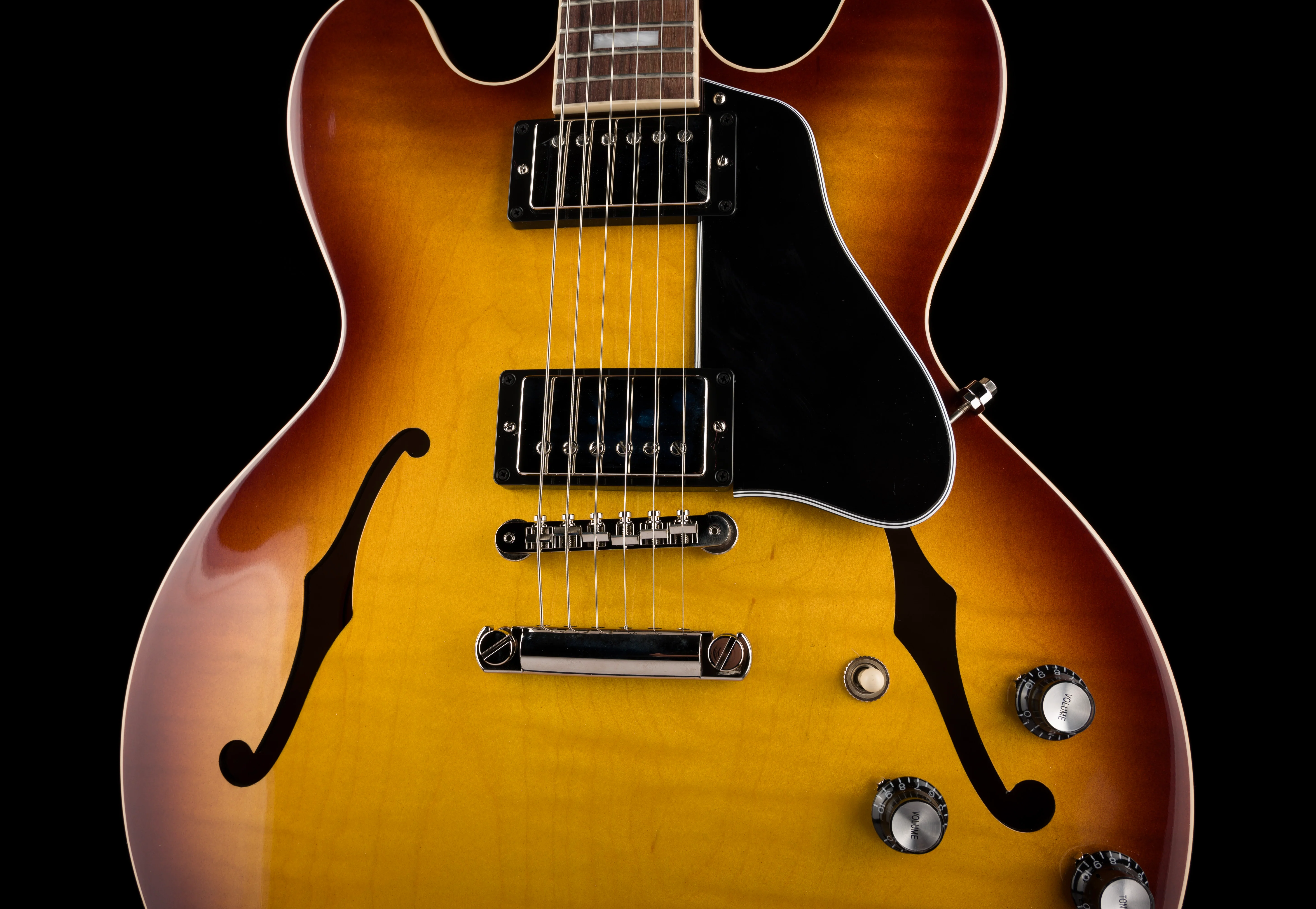 Gibson ES-335 Figured Iced Tea with Case - Image 6