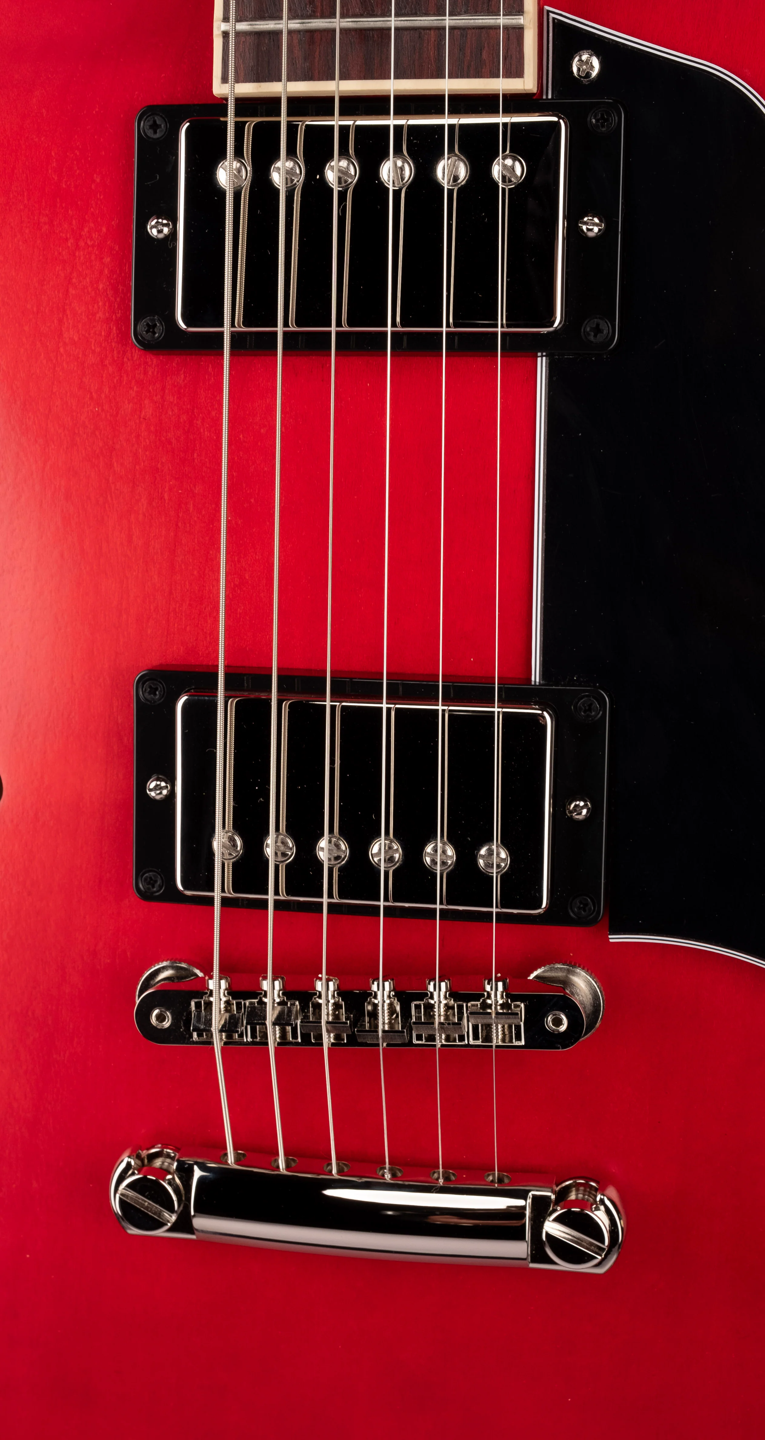 Gibson ES-335 Satin Cherry Electric Guitar with Case - Image 6