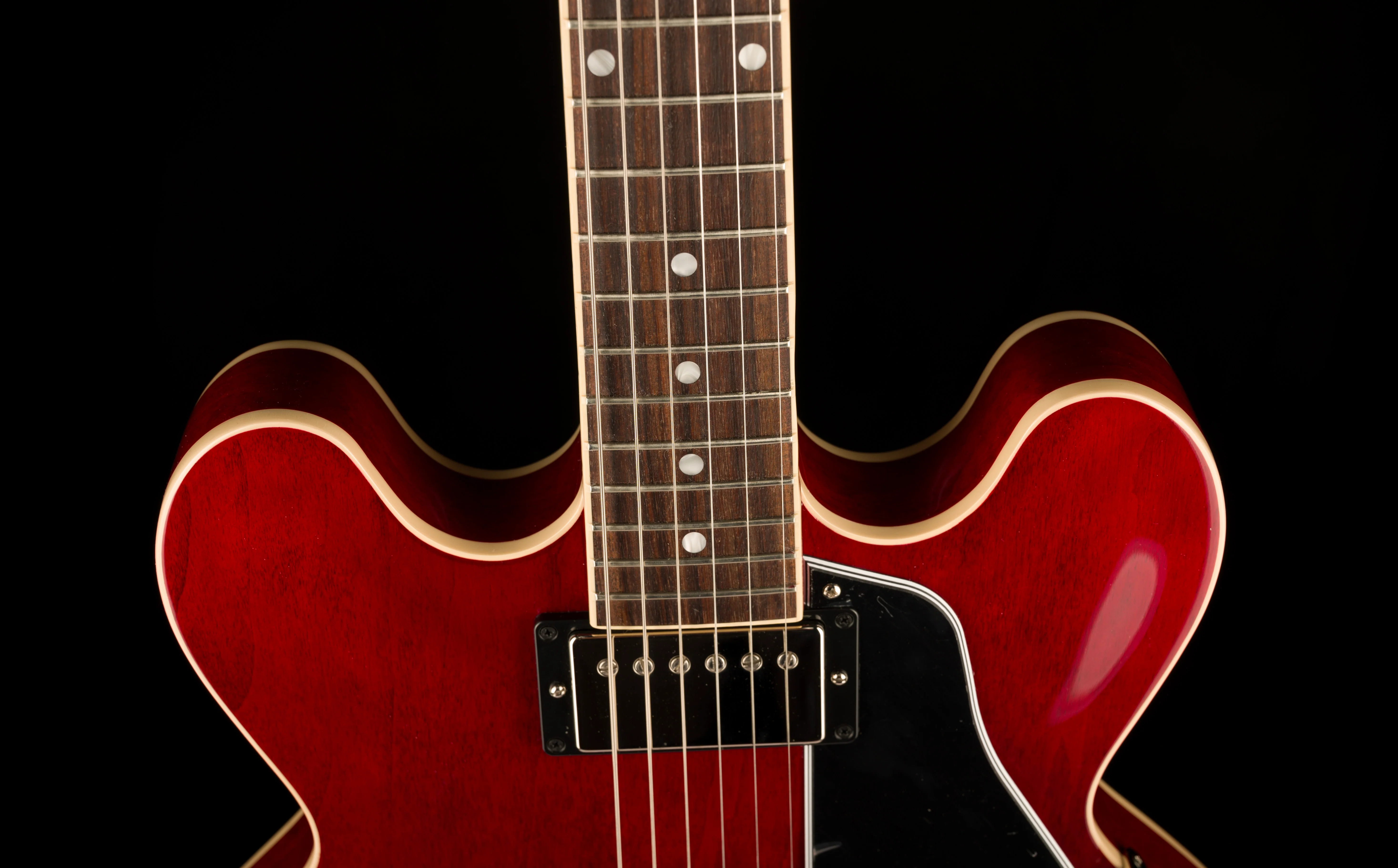 Gibson ES-335 Sixties Cherry Electric Guitar With Case - Image 3
