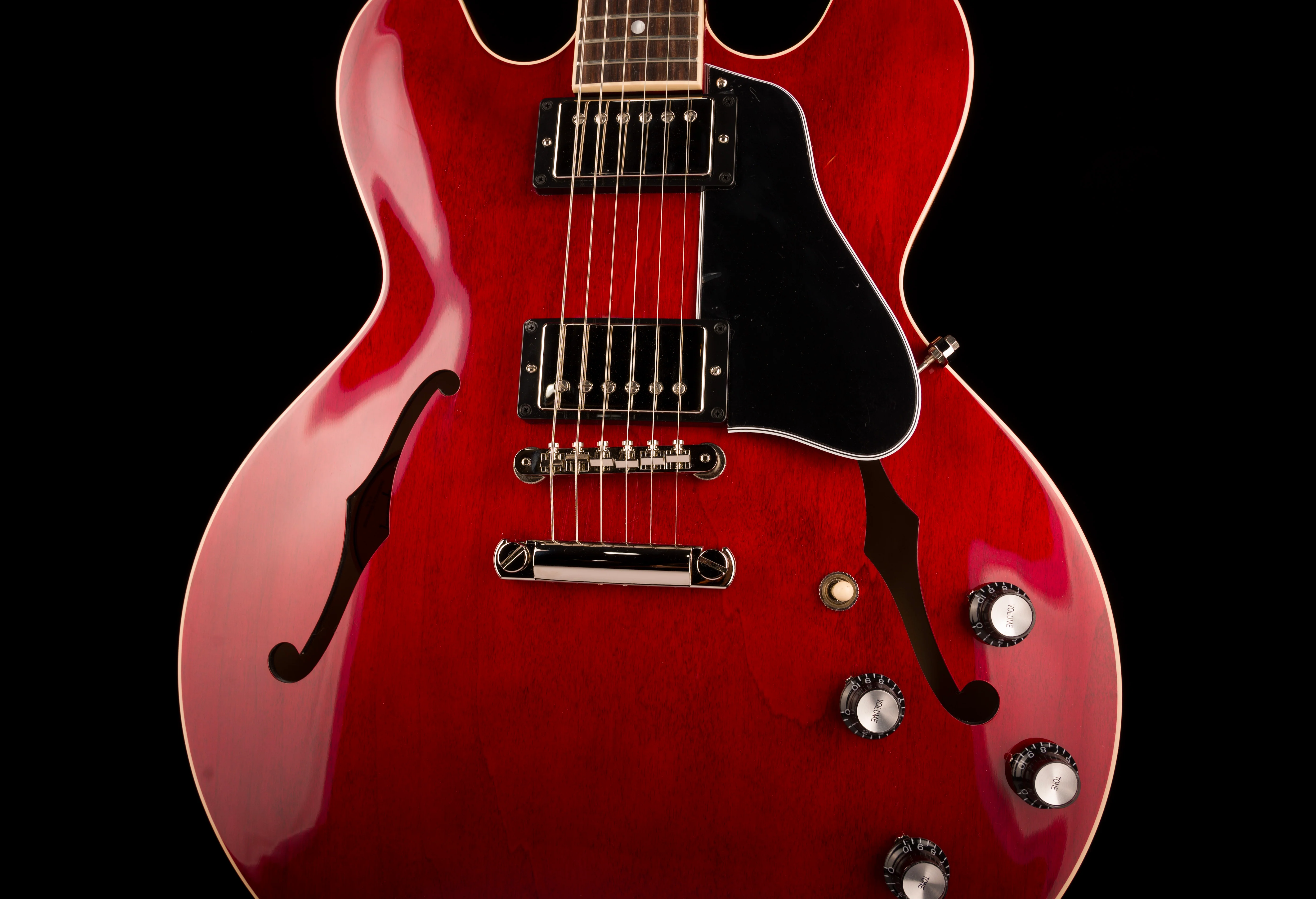 Gibson ES-335 Sixties Cherry Electric Guitar With Case - Image 6