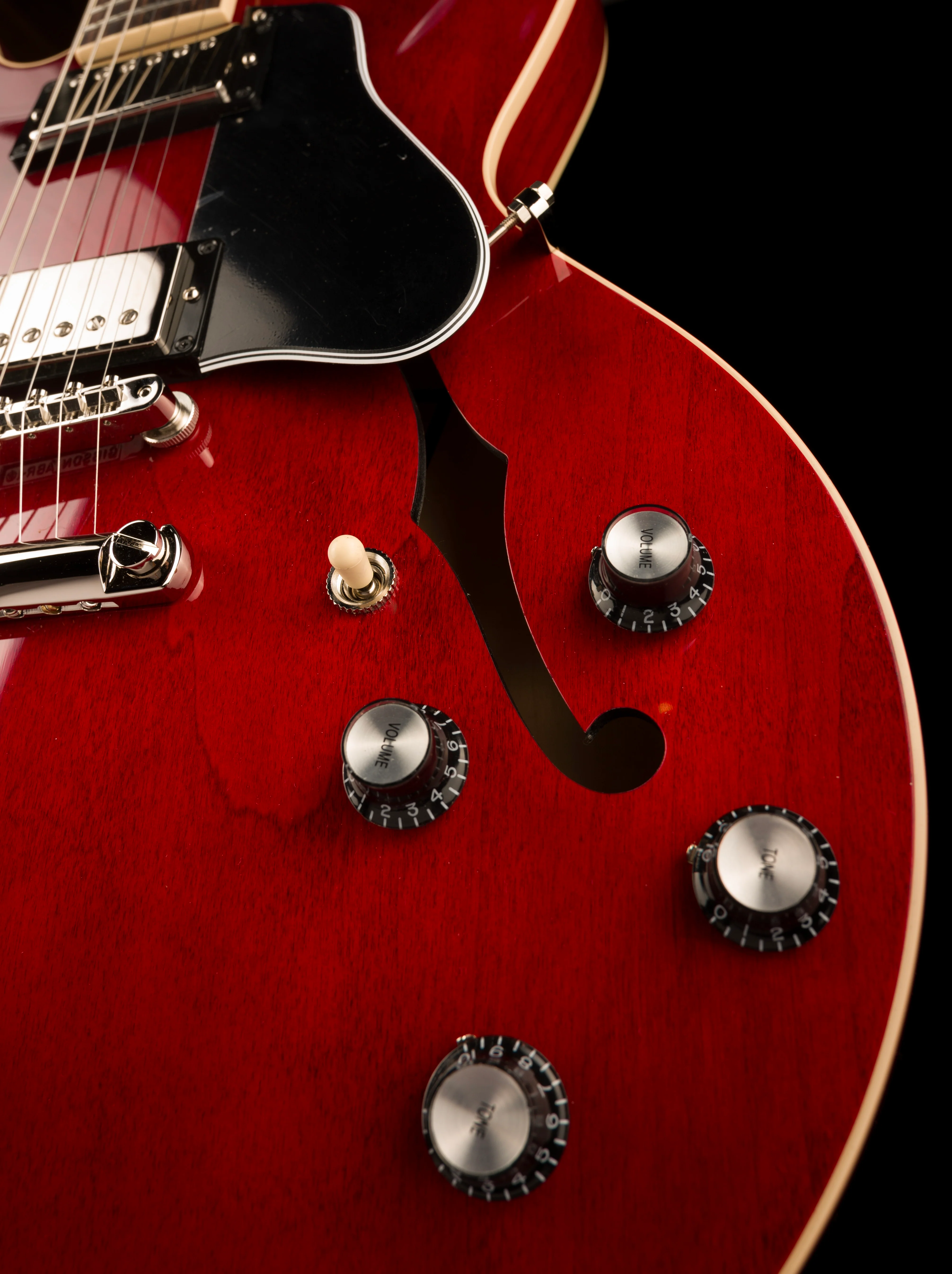 Gibson ES-335 Sixties Cherry Electric Guitar With Case - Image 8