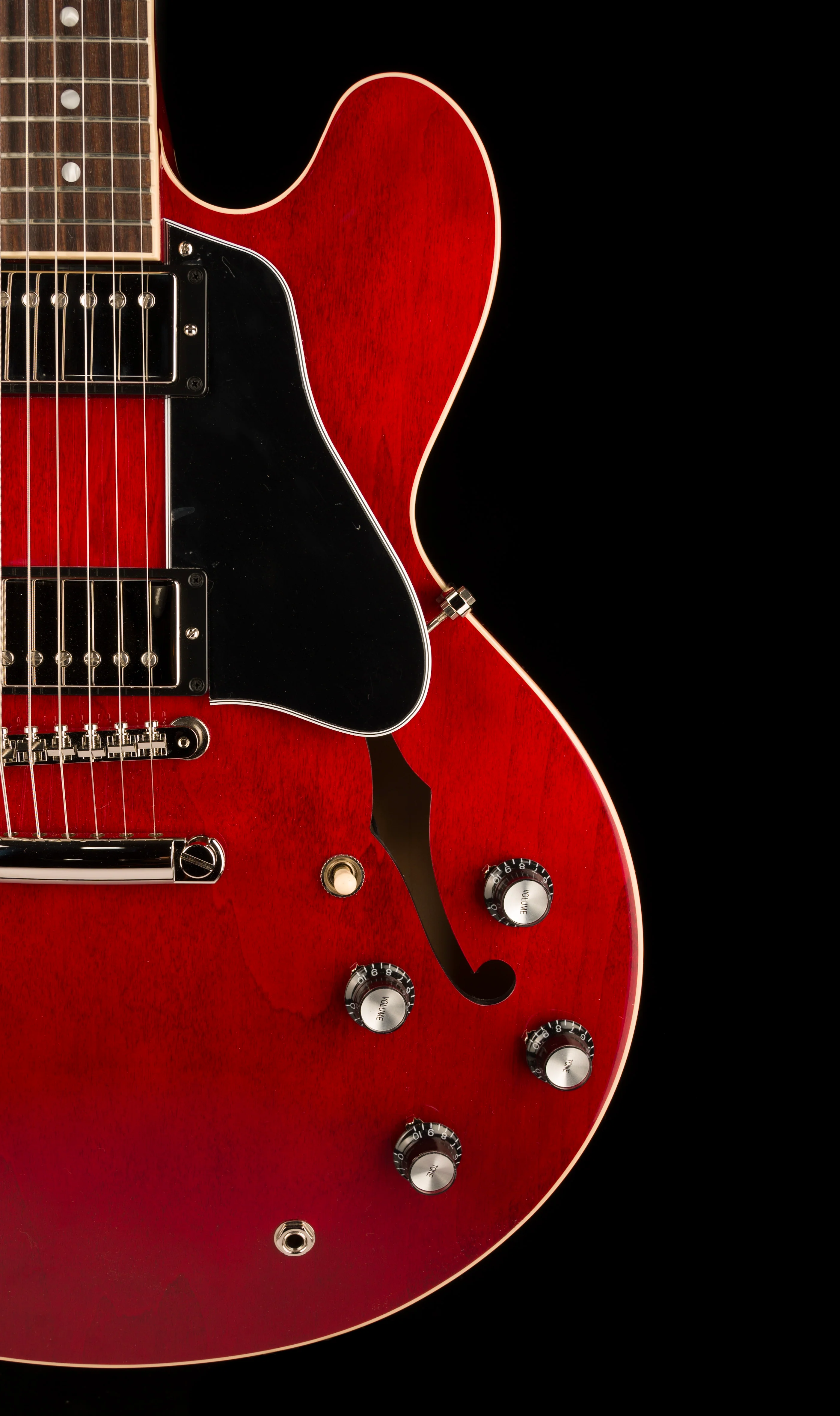 Gibson ES-335 Sixties Cherry Electric Guitar With Case - Image 9
