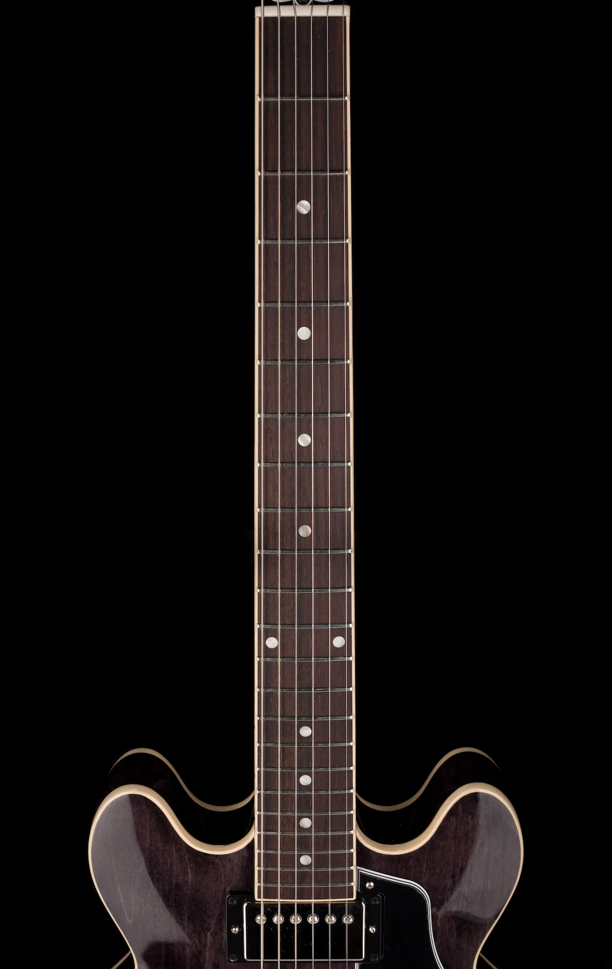 Gibson ES-339 Trans Ebony Electric Guitar with Case - Image 14
