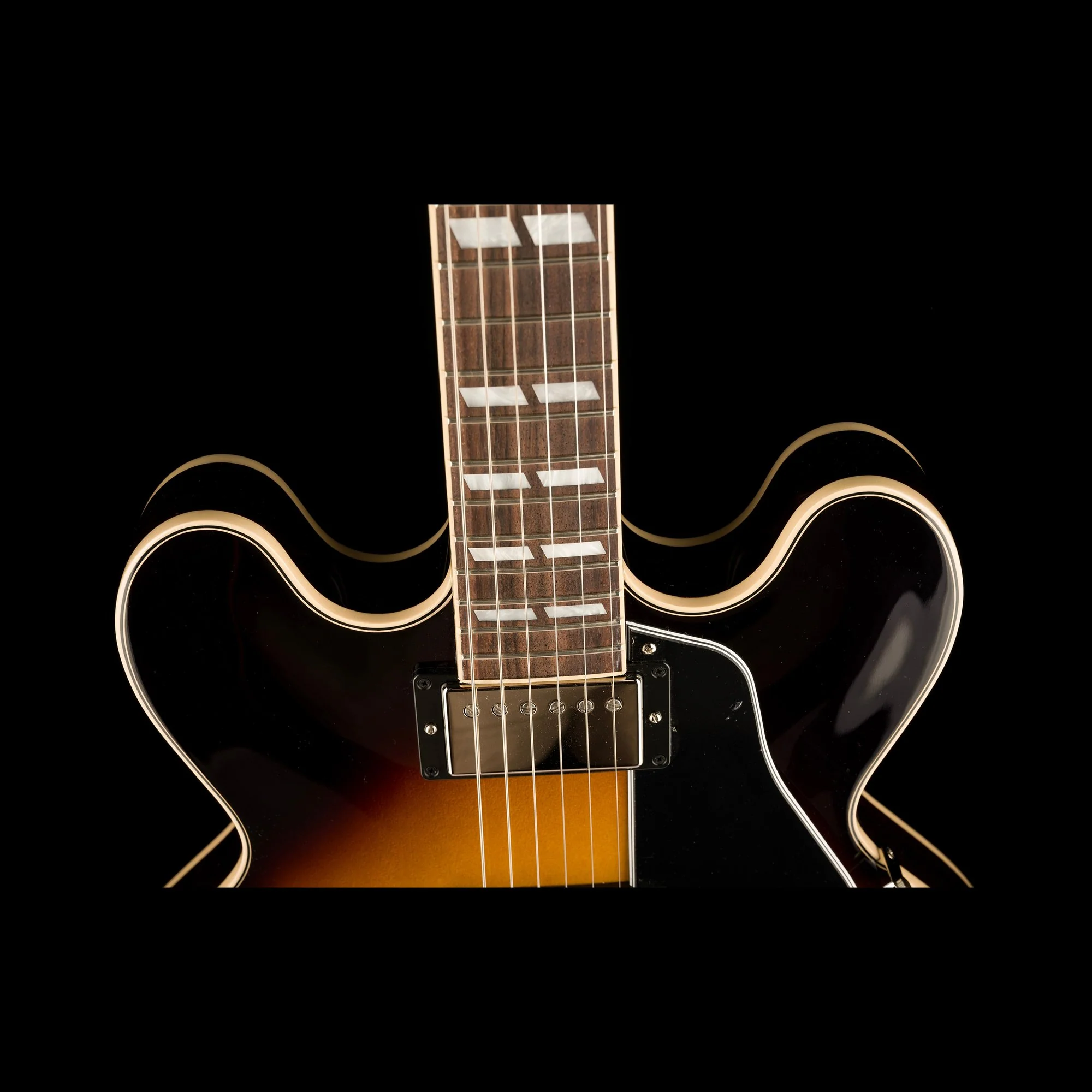 Gibson ES-345 Vintage Burst Electric Guitar - Image 3