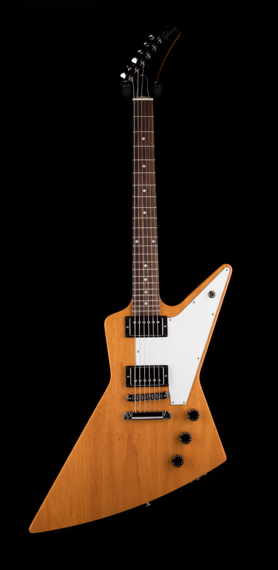 Gibson Explorer Antique Natural Electric Guitar With Case - Image 2