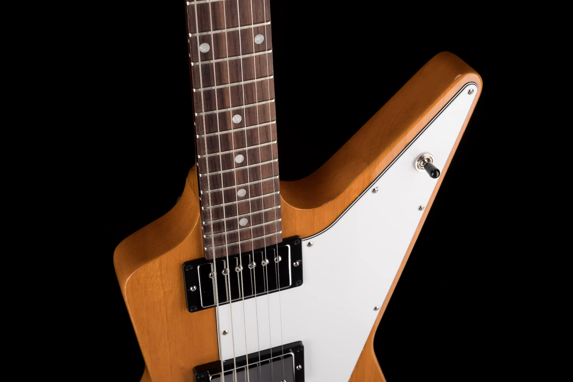 Gibson Explorer Antique Natural Electric Guitar With Case - Image 3