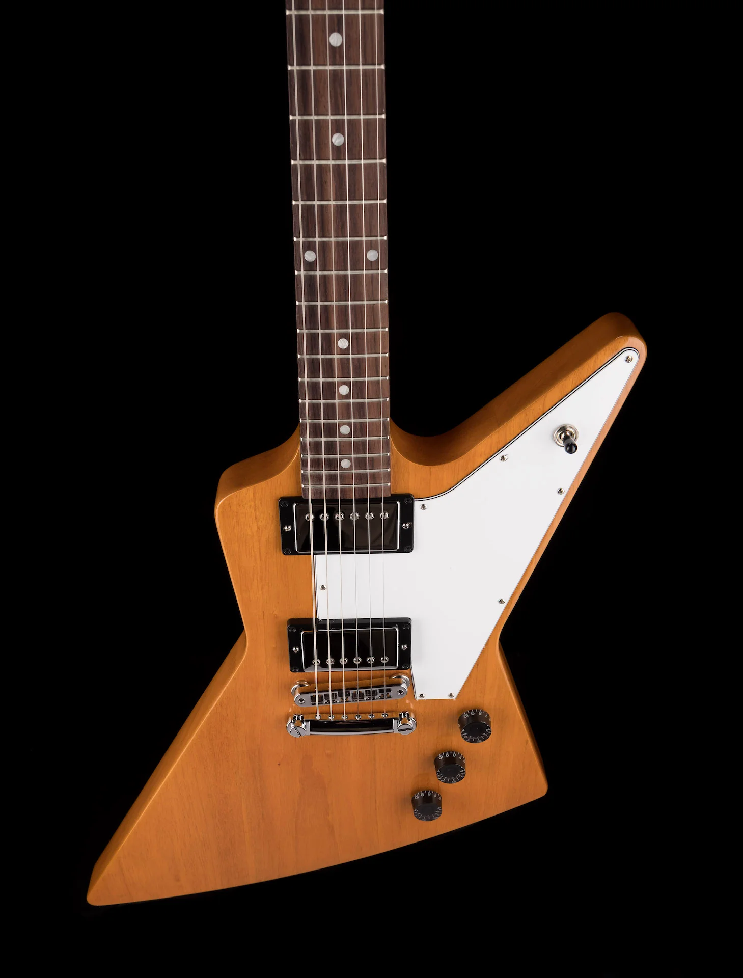 Gibson Explorer Antique Natural Electric Guitar With Case - Image 4