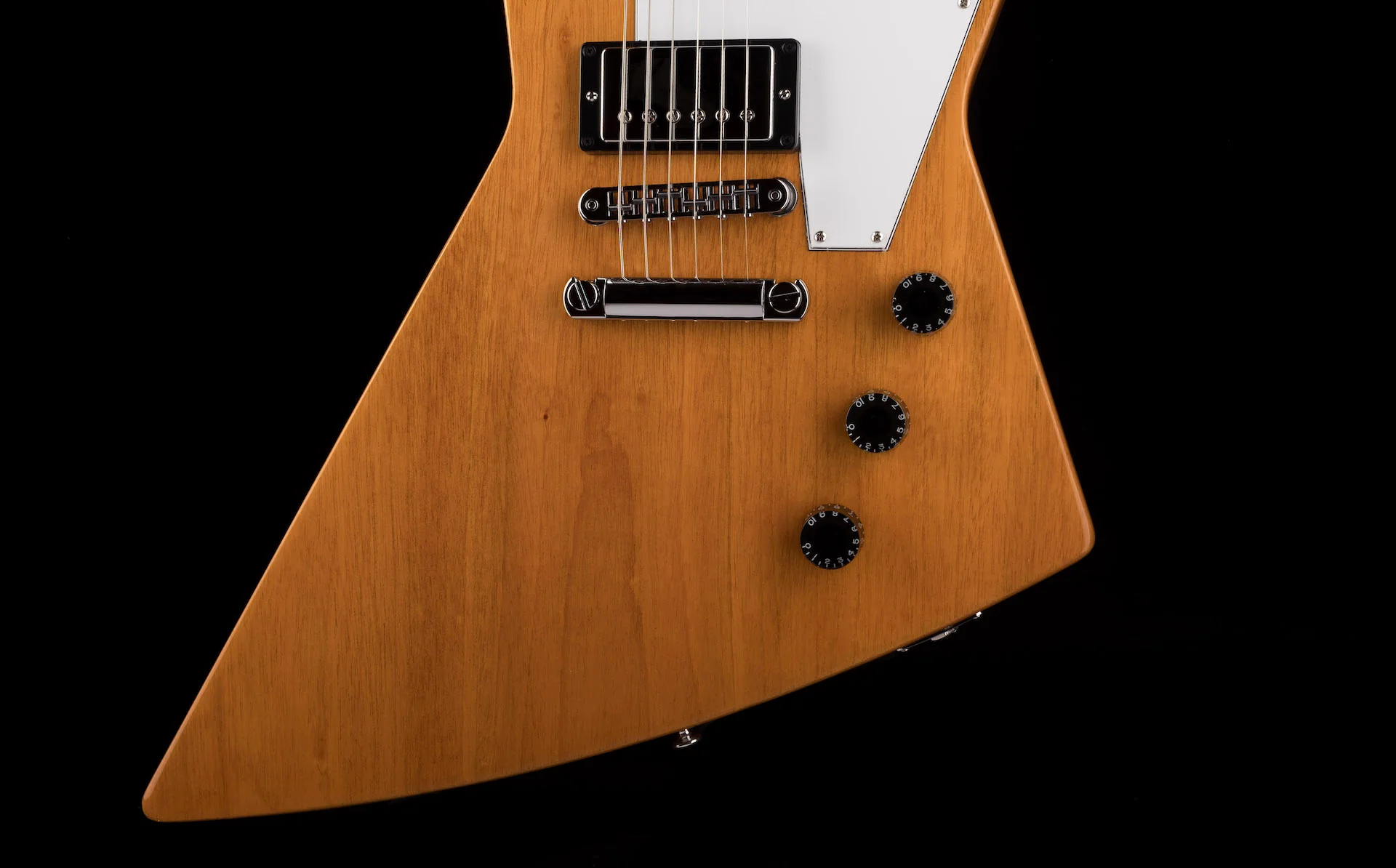 Gibson Explorer Antique Natural Electric Guitar With Case - Image 5