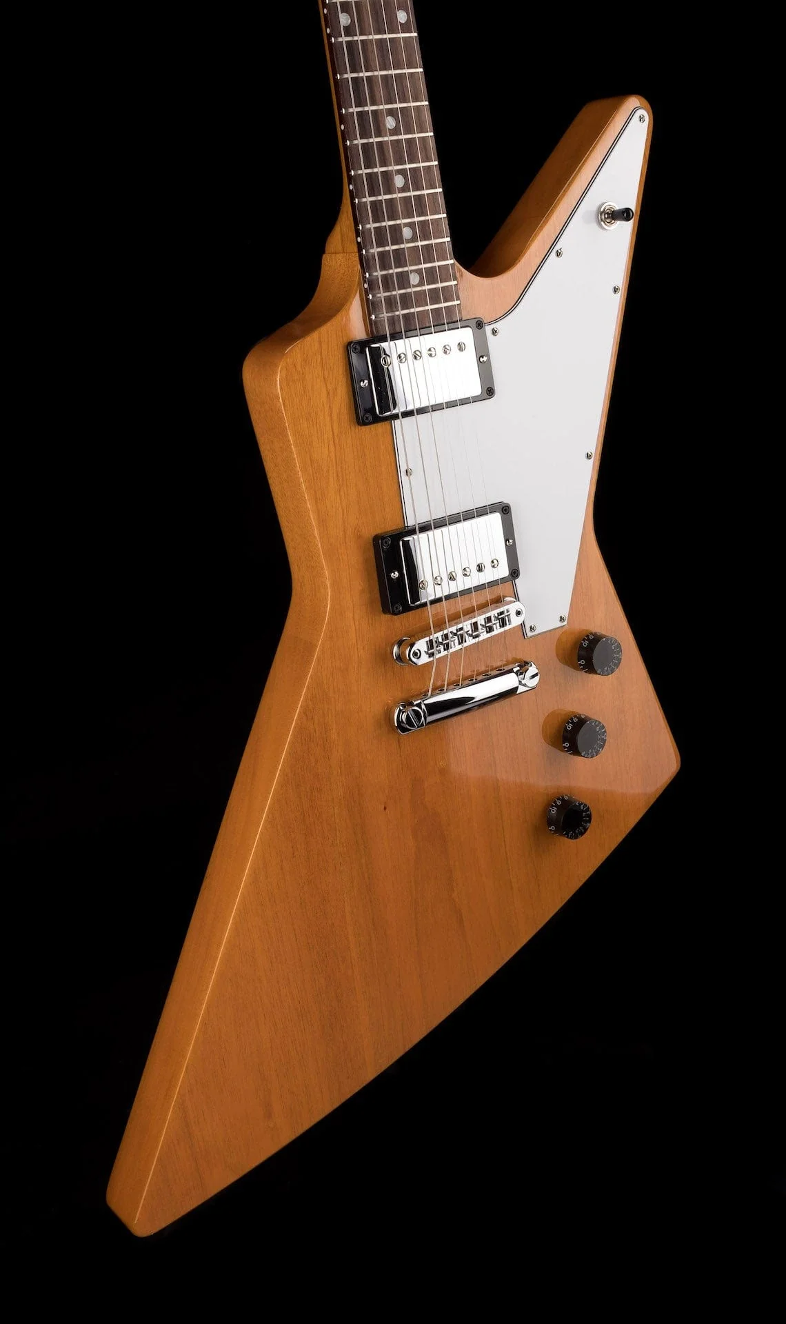 Gibson Explorer Antique Natural Electric Guitar With Case - Image 9