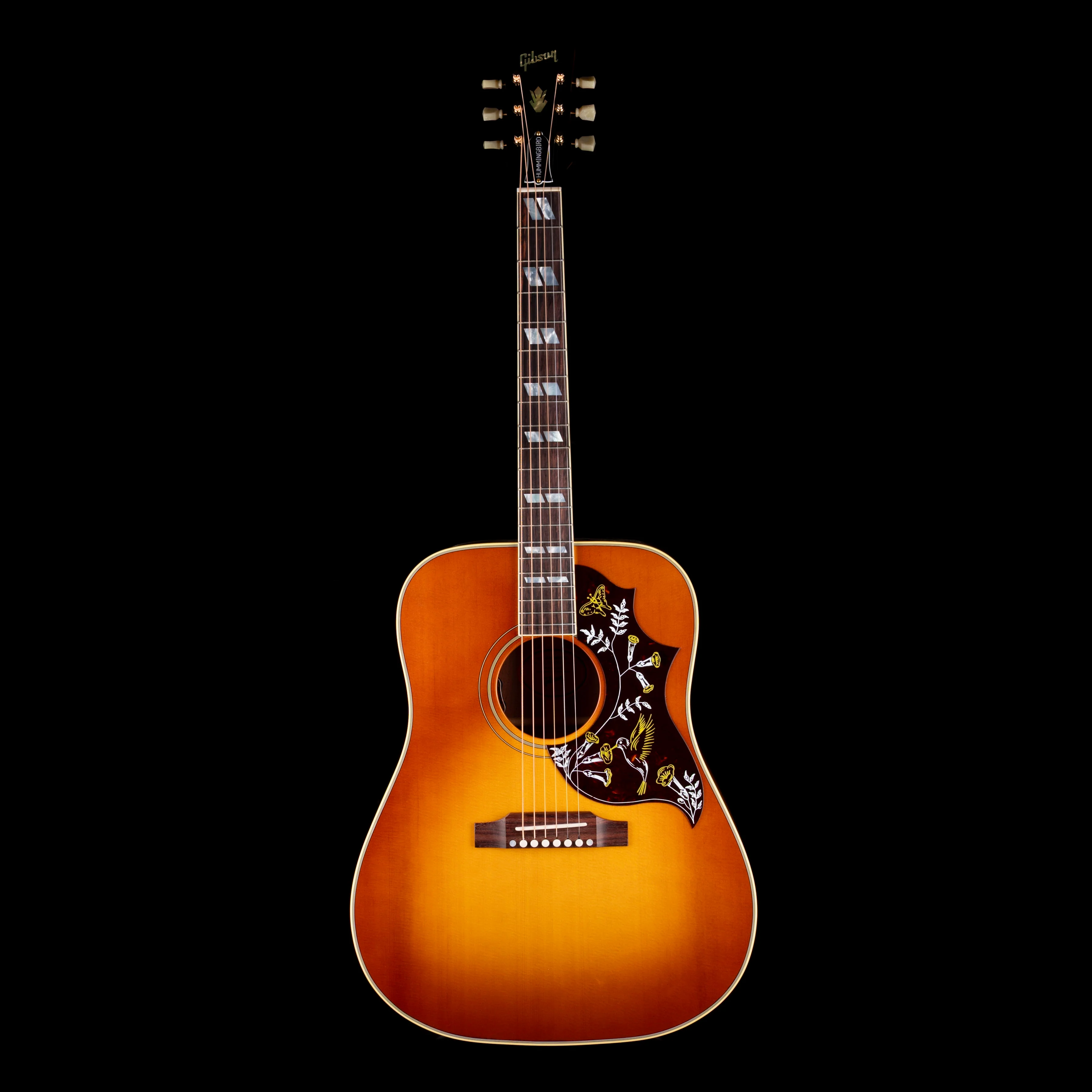 Gibson Hummingbird Original Heritage Cherry Sunburst Acoustic Electric Guitar - Image 2