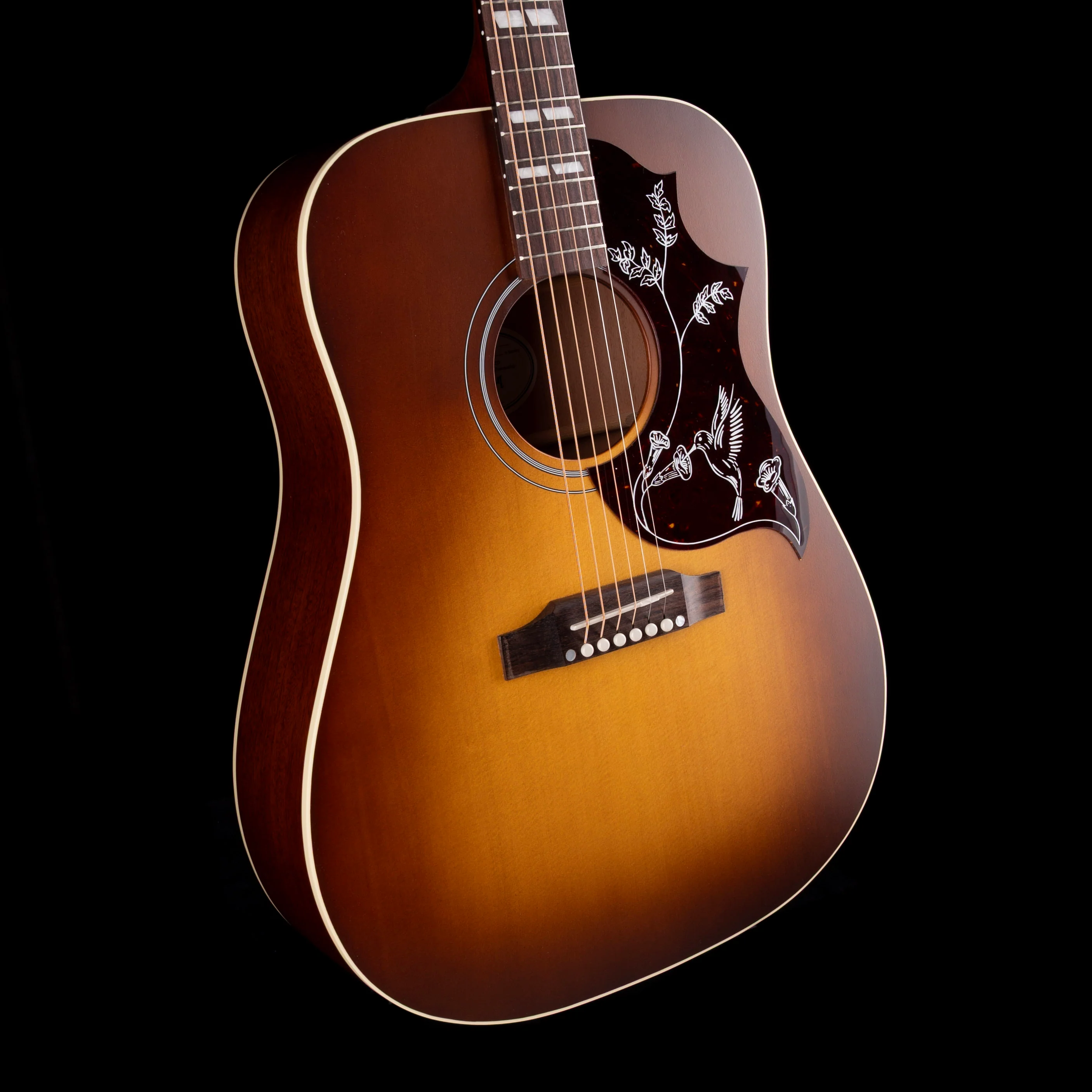 Gibson Hummingbird Special Satin Honey Burst Acoustic Electric with Gig Bag - Image 7