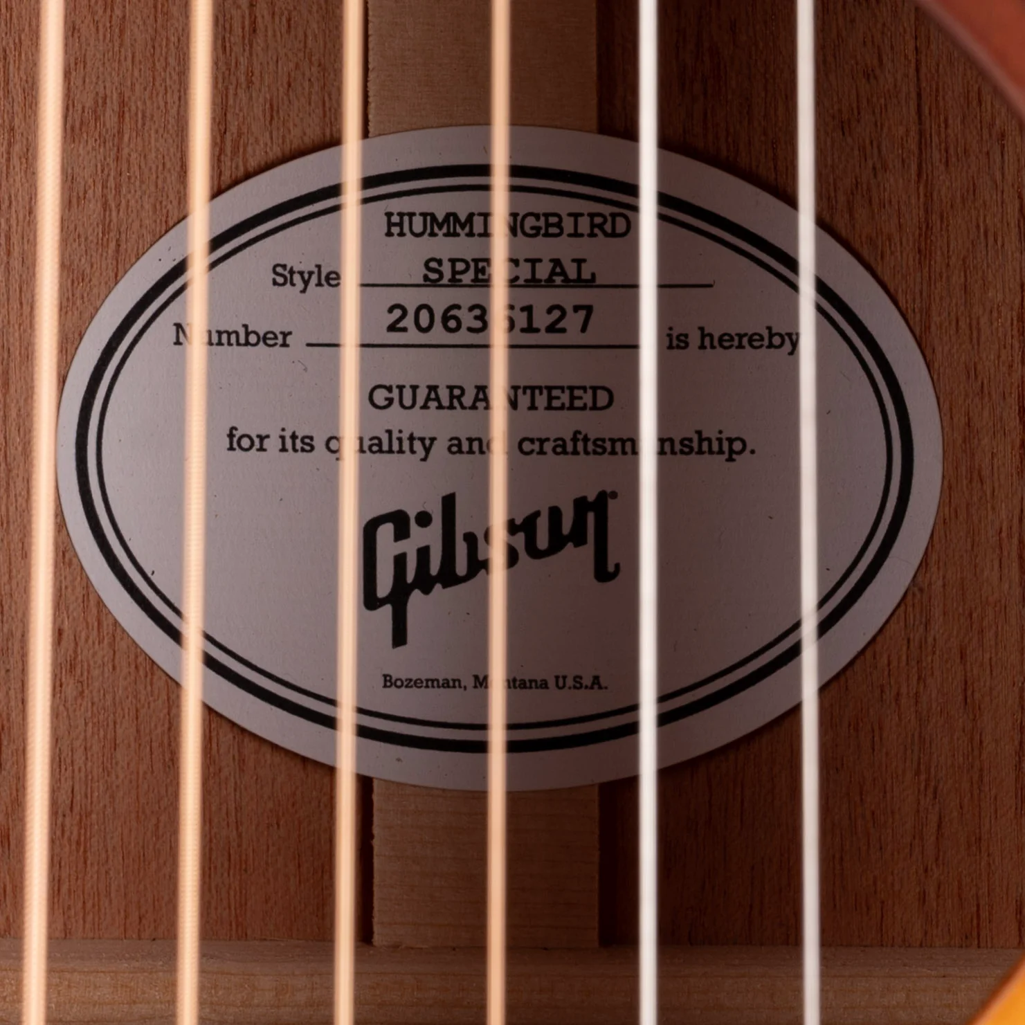Gibson Hummingbird Special Satin Honey Burst Acoustic Electric with Gig Bag - Image 9