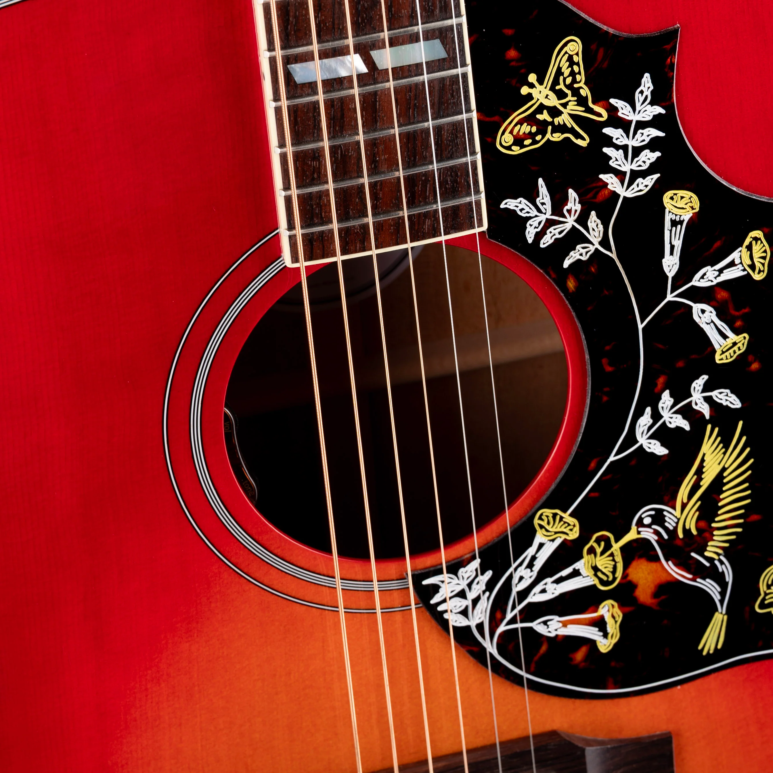 Gibson Hummingbird Standard Vintage Cherry Sunburst Acoustic Guitar With Case - Image 5