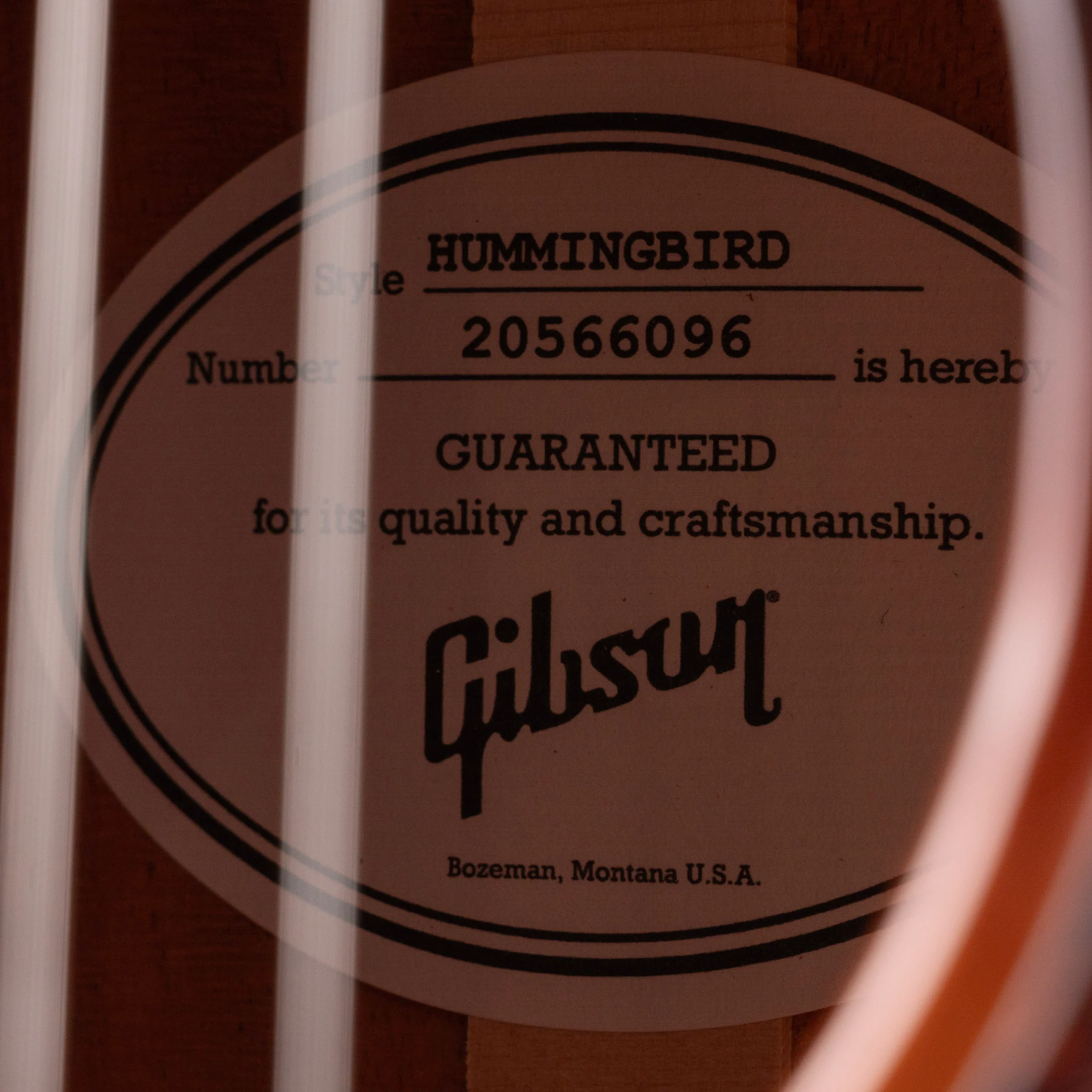 Gibson Hummingbird Standard Vintage Sunburst With Case - Image 5