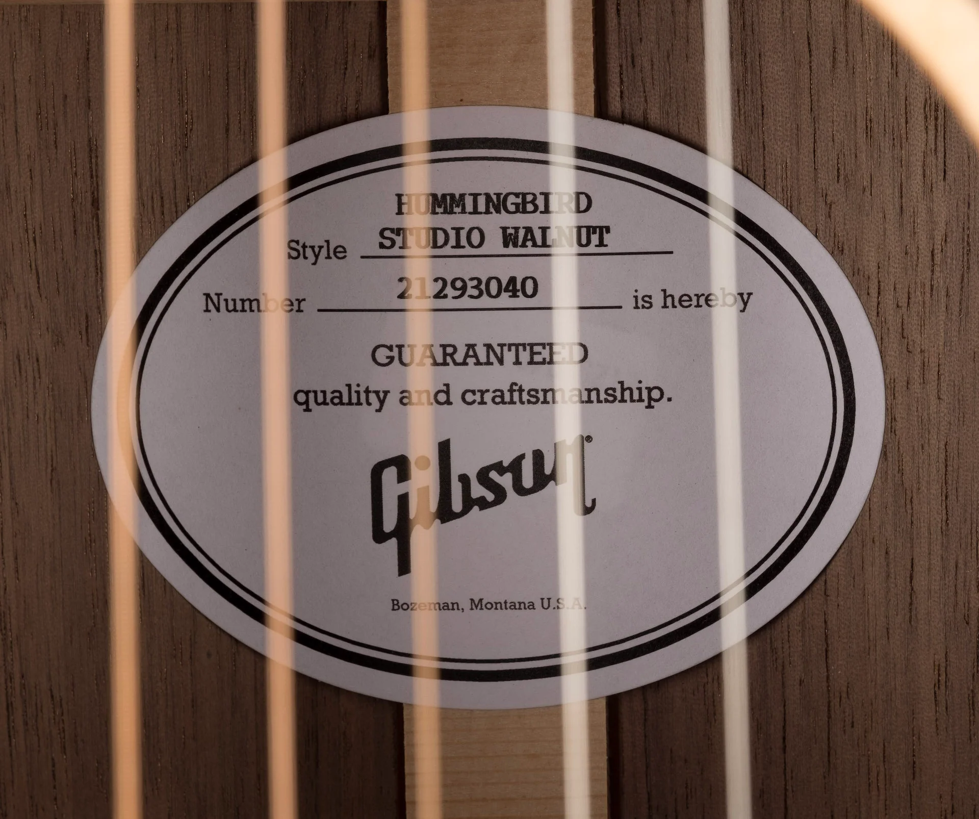 Gibson Hummingbird Studio Walnut Natural with Case - Image 12