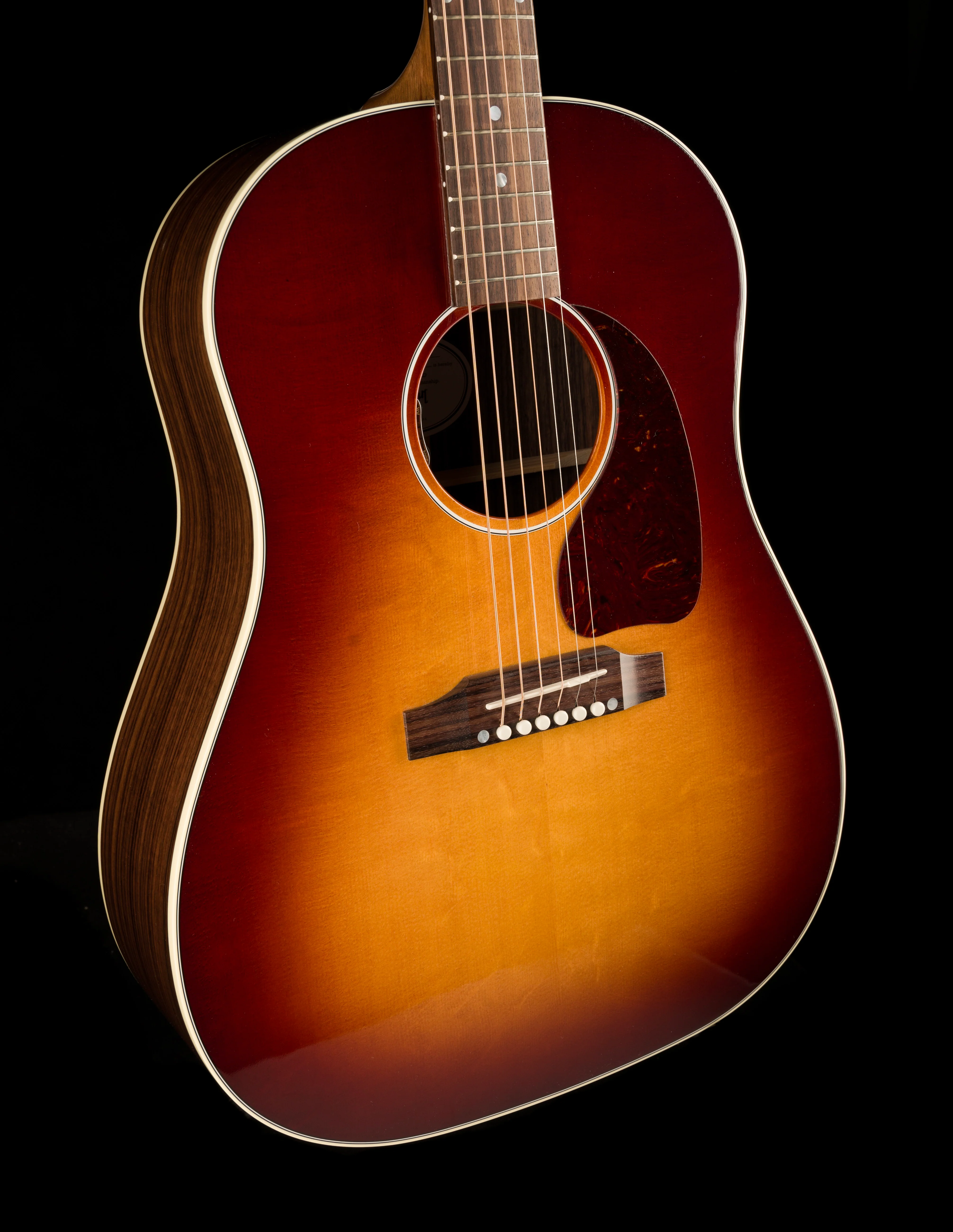 Gibson J-45 Standard Rosewood, Rosewood Burst With Case - Image 10