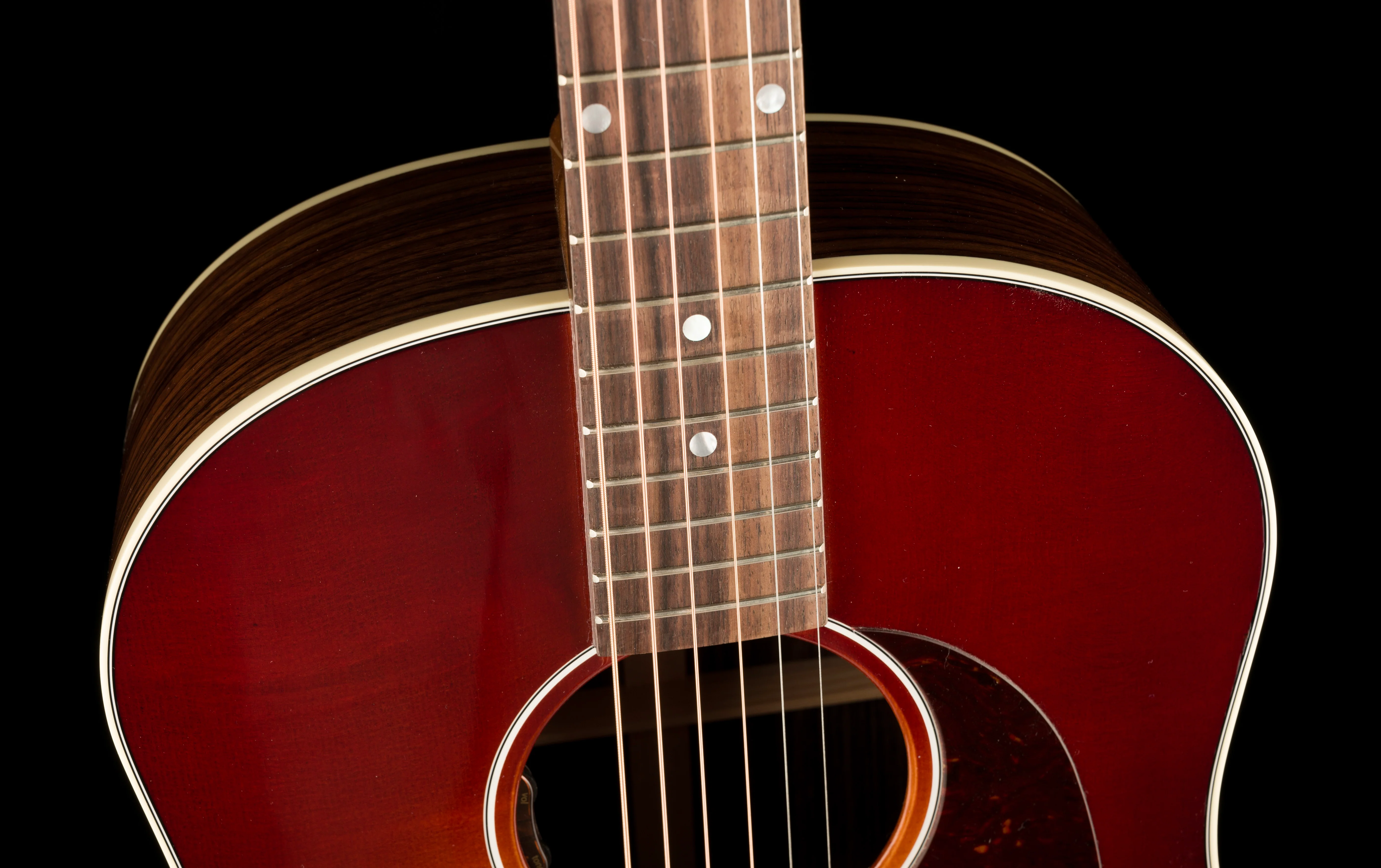 Gibson J-45 Standard Rosewood, Rosewood Burst With Case - Image 4
