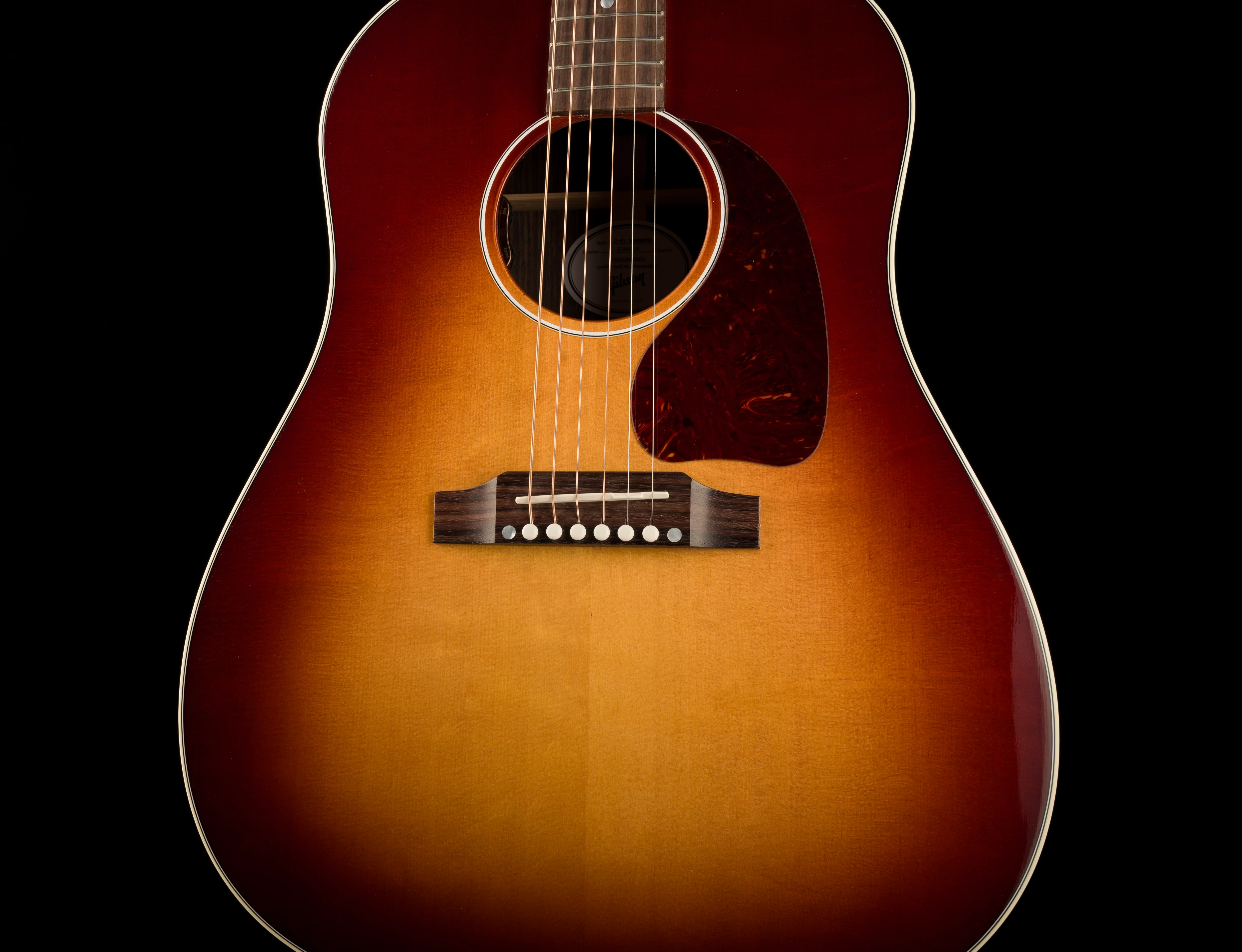 Gibson J-45 Standard Rosewood, Rosewood Burst With Case - Image 7