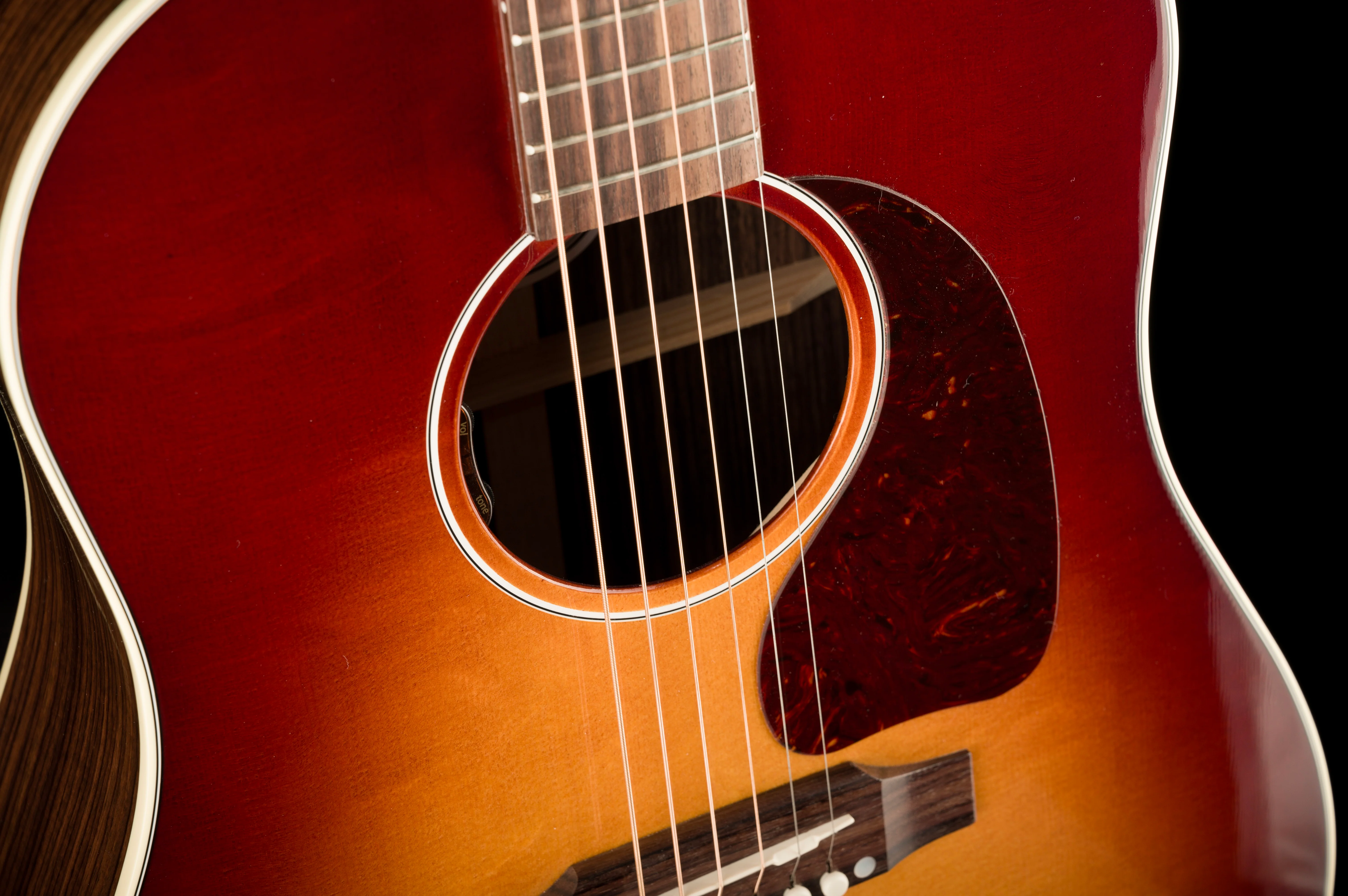 Gibson J-45 Standard Rosewood, Rosewood Burst With Case - Image 9