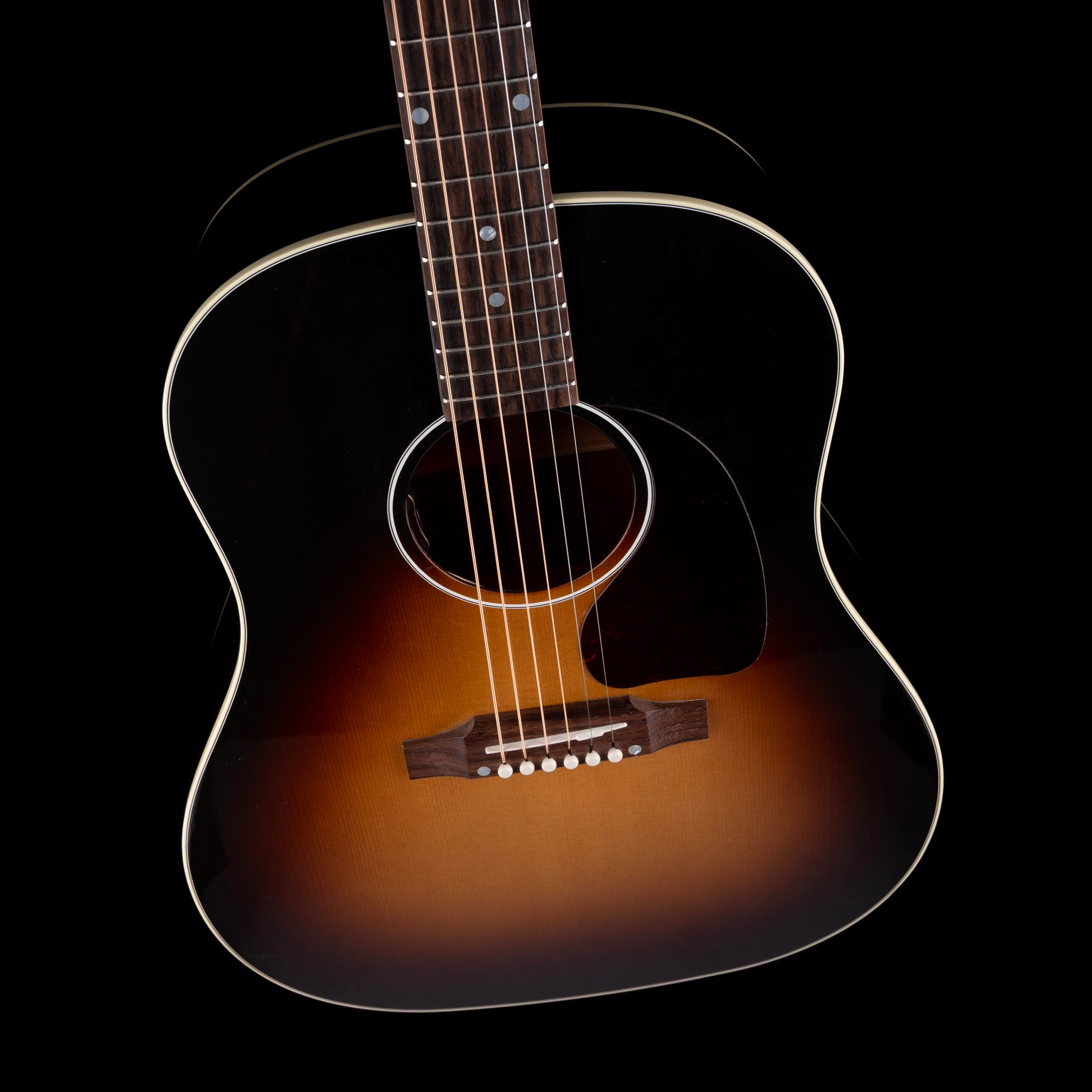 Gibson J-45 Standard Vintage Sunburst Acoustic Guitar With Case - Image 3